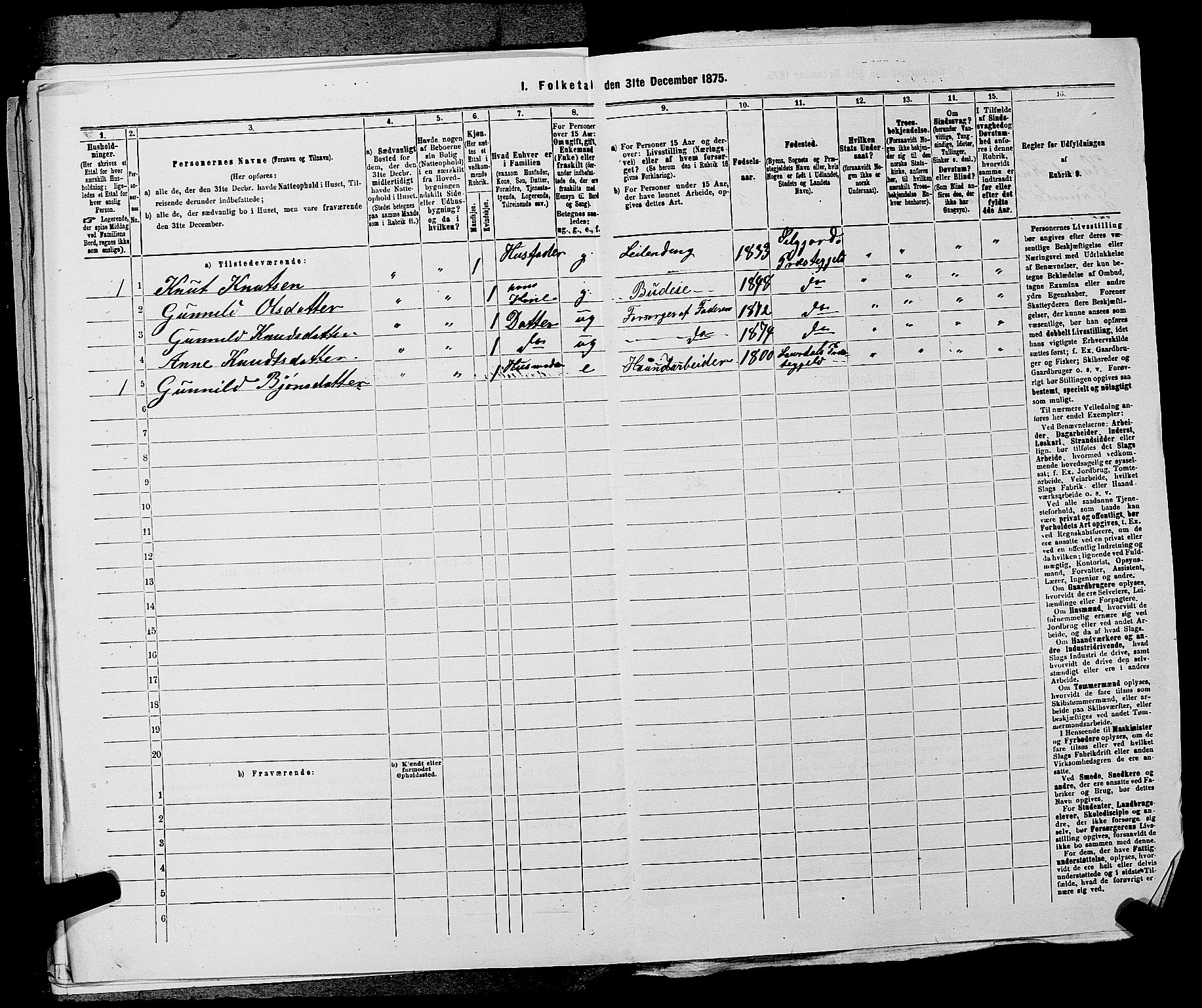 SAKO, 1875 census for 0828P Seljord, 1875, p. 379