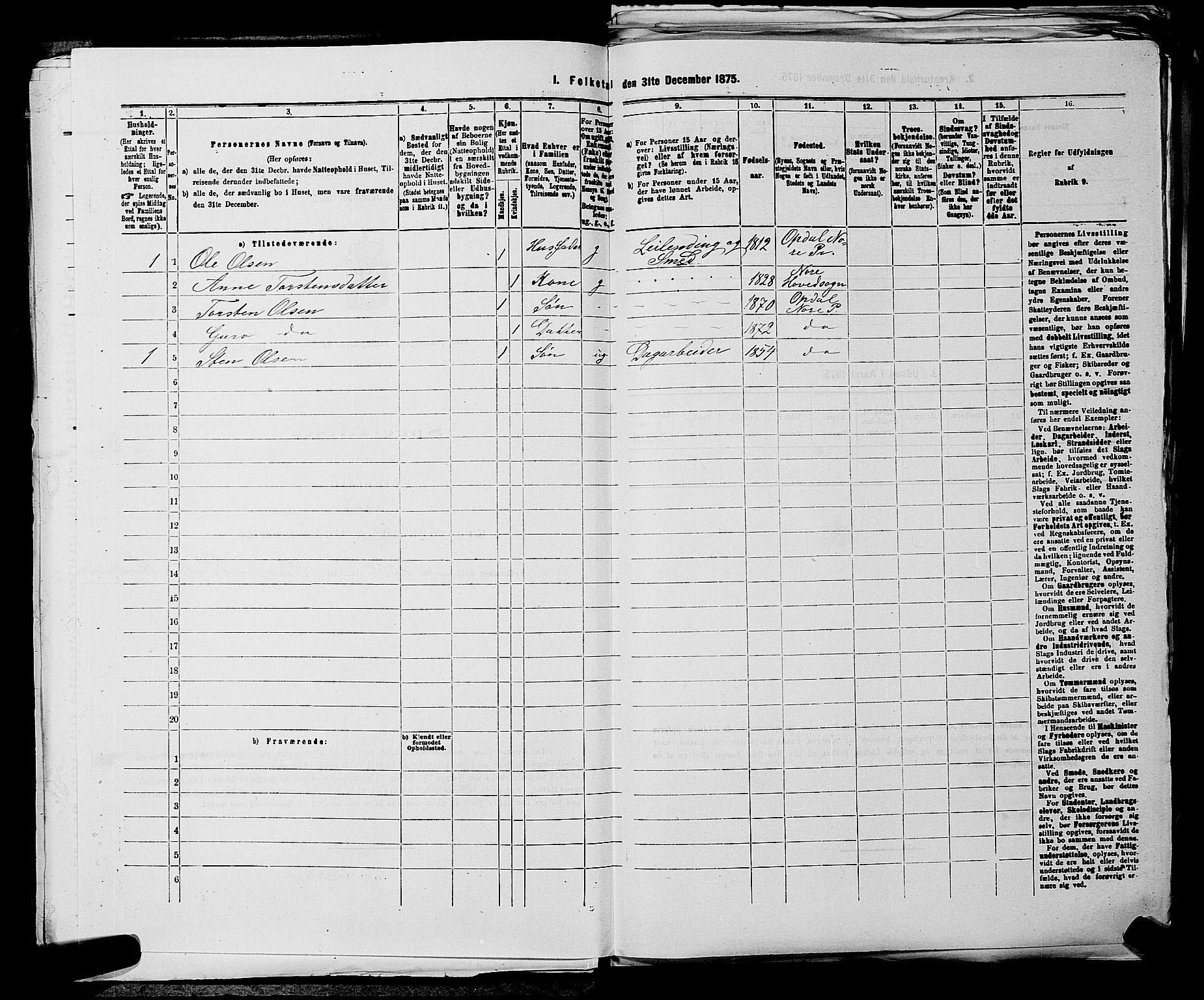 SAKO, 1875 census for 0633P Nore, 1875, p. 505