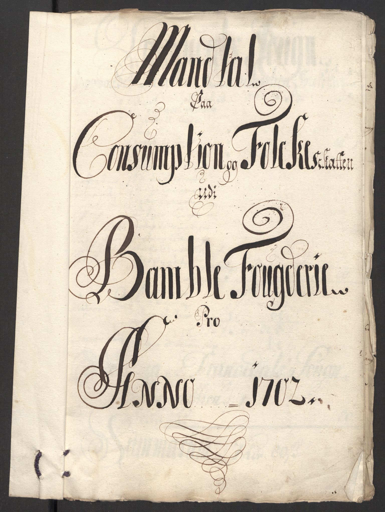 Rentekammeret inntil 1814, Reviderte regnskaper, Fogderegnskap, RA/EA-4092/R36/L2107: Fogderegnskap Øvre og Nedre Telemark og Bamble, 1702, p. 247