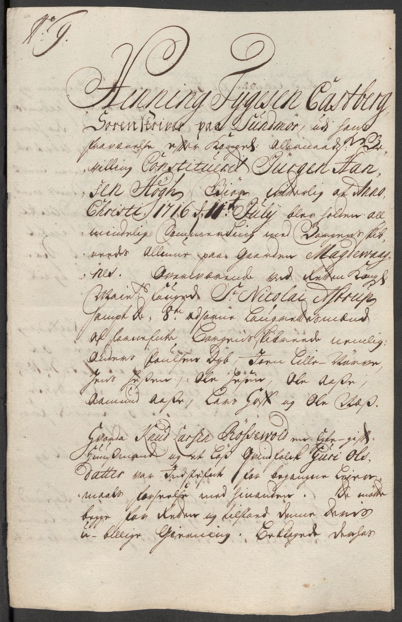 Rentekammeret inntil 1814, Reviderte regnskaper, Fogderegnskap, RA/EA-4092/R54/L3568: Fogderegnskap Sunnmøre, 1716, p. 93