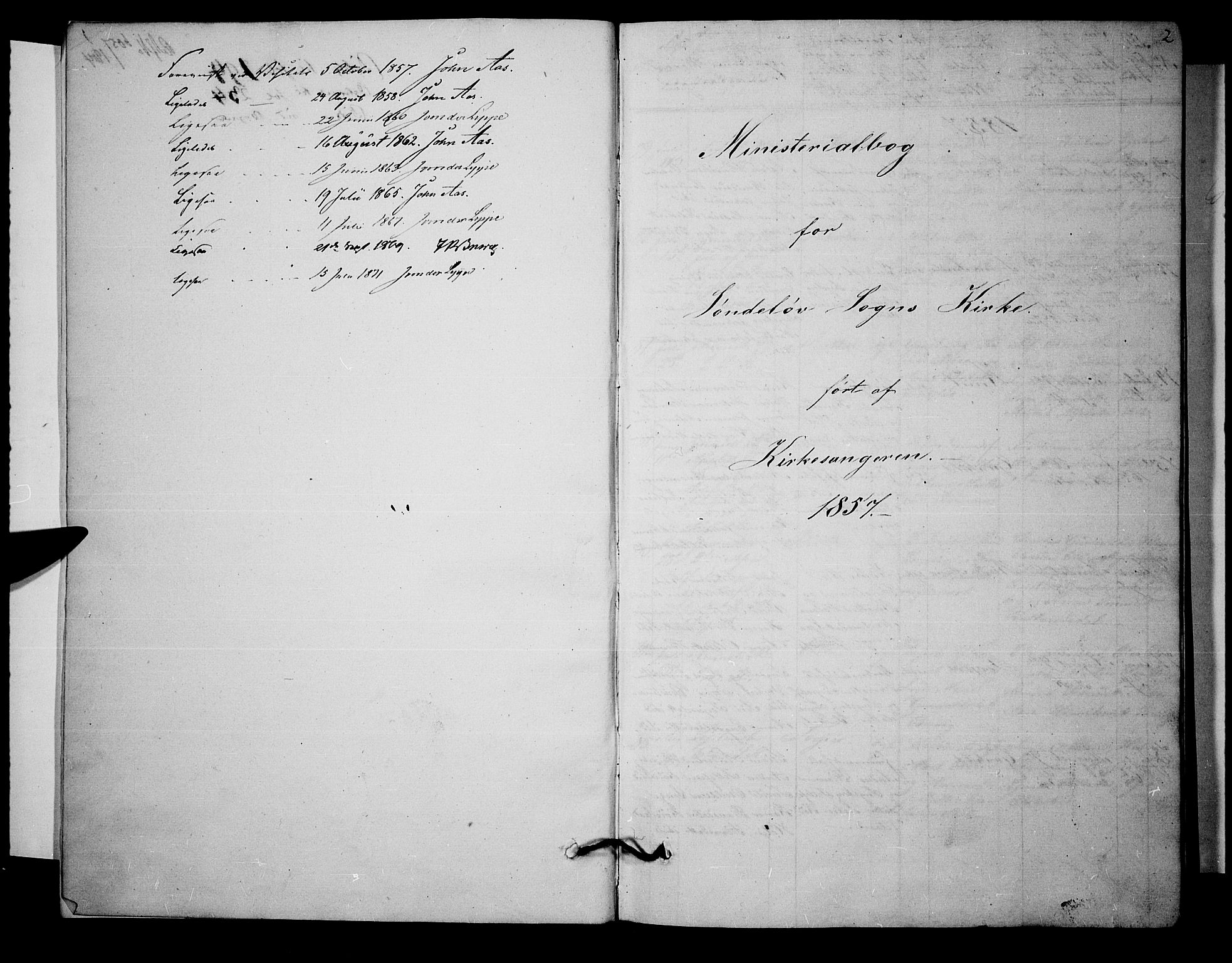 Søndeled sokneprestkontor, AV/SAK-1111-0038/F/Fb/L0004: Parish register (copy) no. B 4, 1857-1884