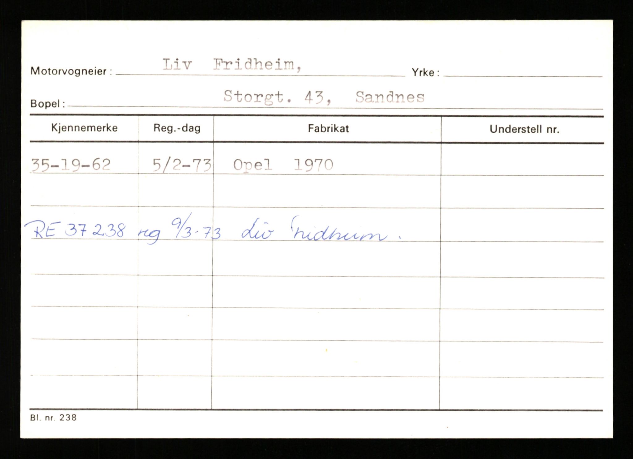 Stavanger trafikkstasjon, SAST/A-101942/0/G/L0011: Registreringsnummer: 240000 - 363477, 1930-1971, p. 3041