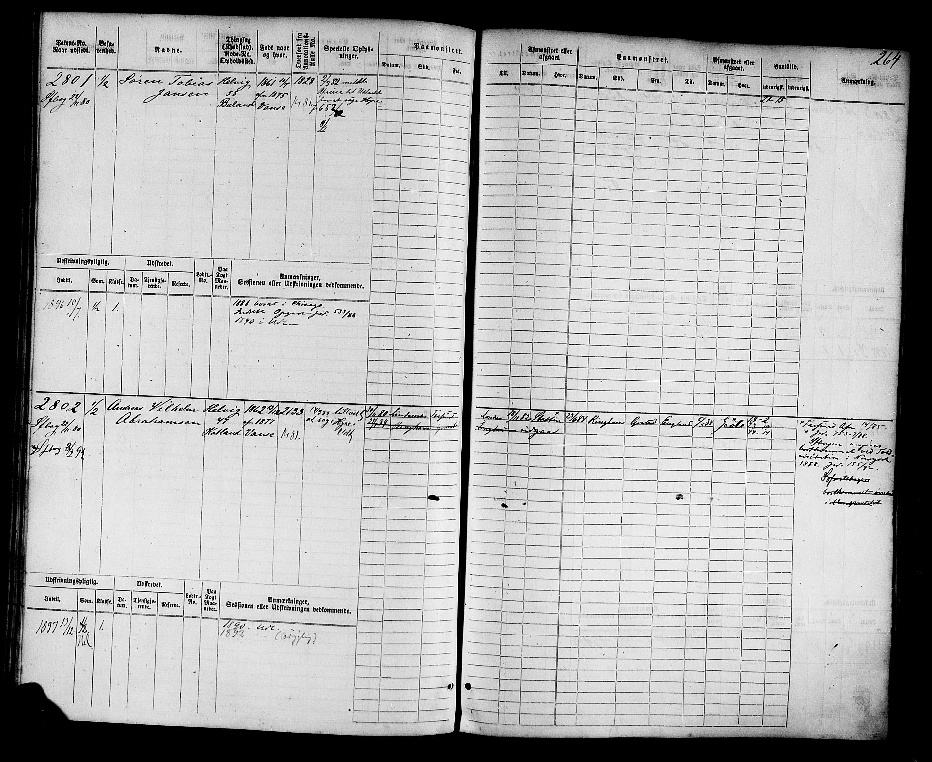 Farsund mønstringskrets, AV/SAK-2031-0017/F/Fb/L0004: Hovedrulle nr 2275-3040, M-7, 1875-1915, p. 272