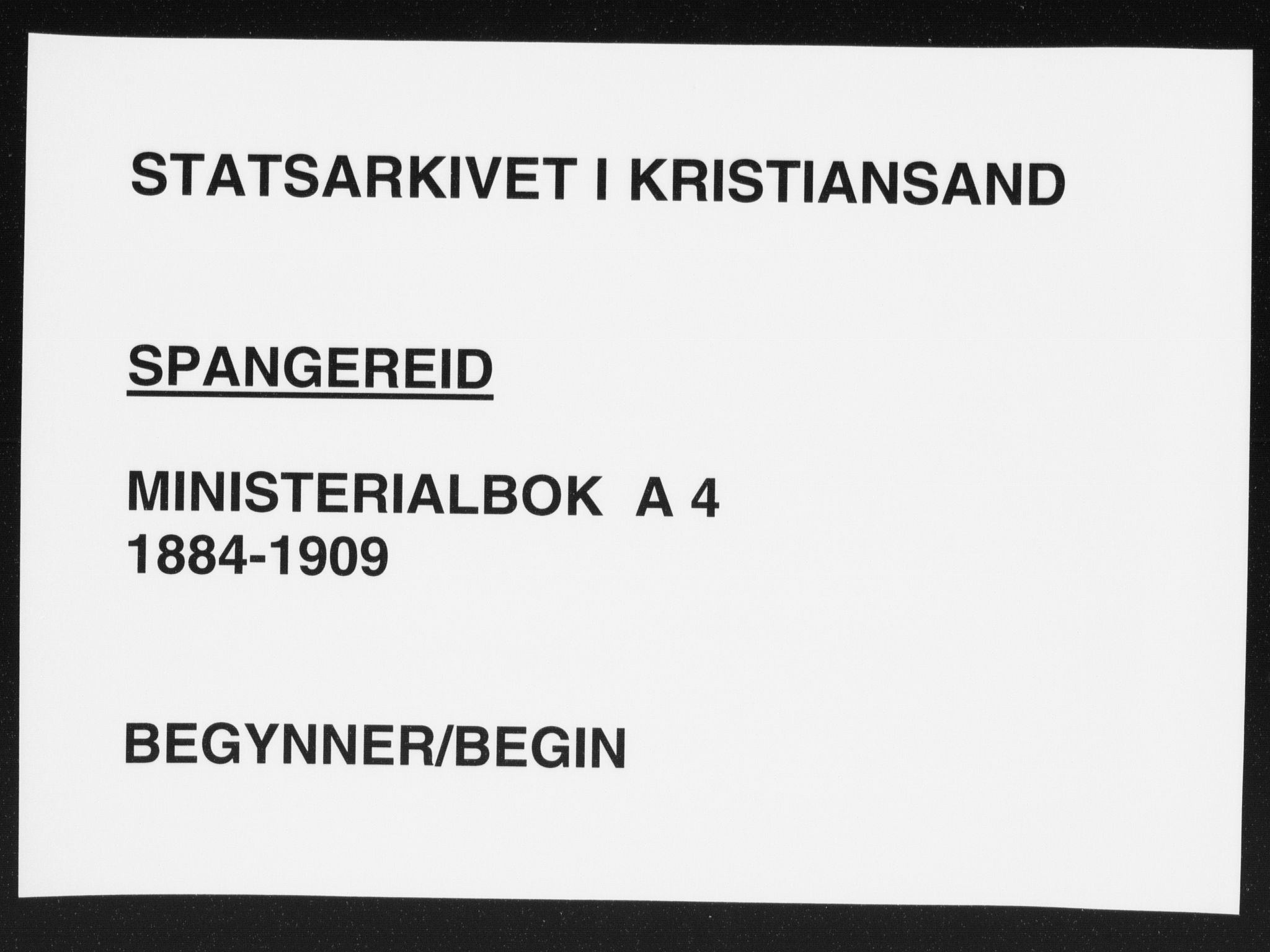Sør-Audnedal sokneprestkontor, SAK/1111-0039/F/Fa/Faa/L0004: Parish register (official) no. A 4, 1884-1909