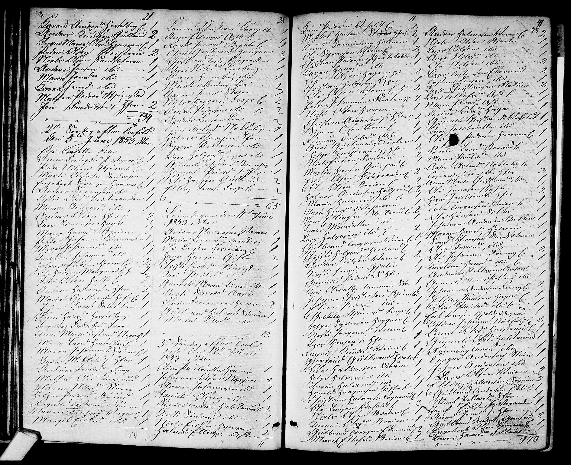 Norderhov kirkebøker, AV/SAKO-A-237/G/Ga/L0006: Parish register (copy) no. I 6, 1849-1876, p. 41