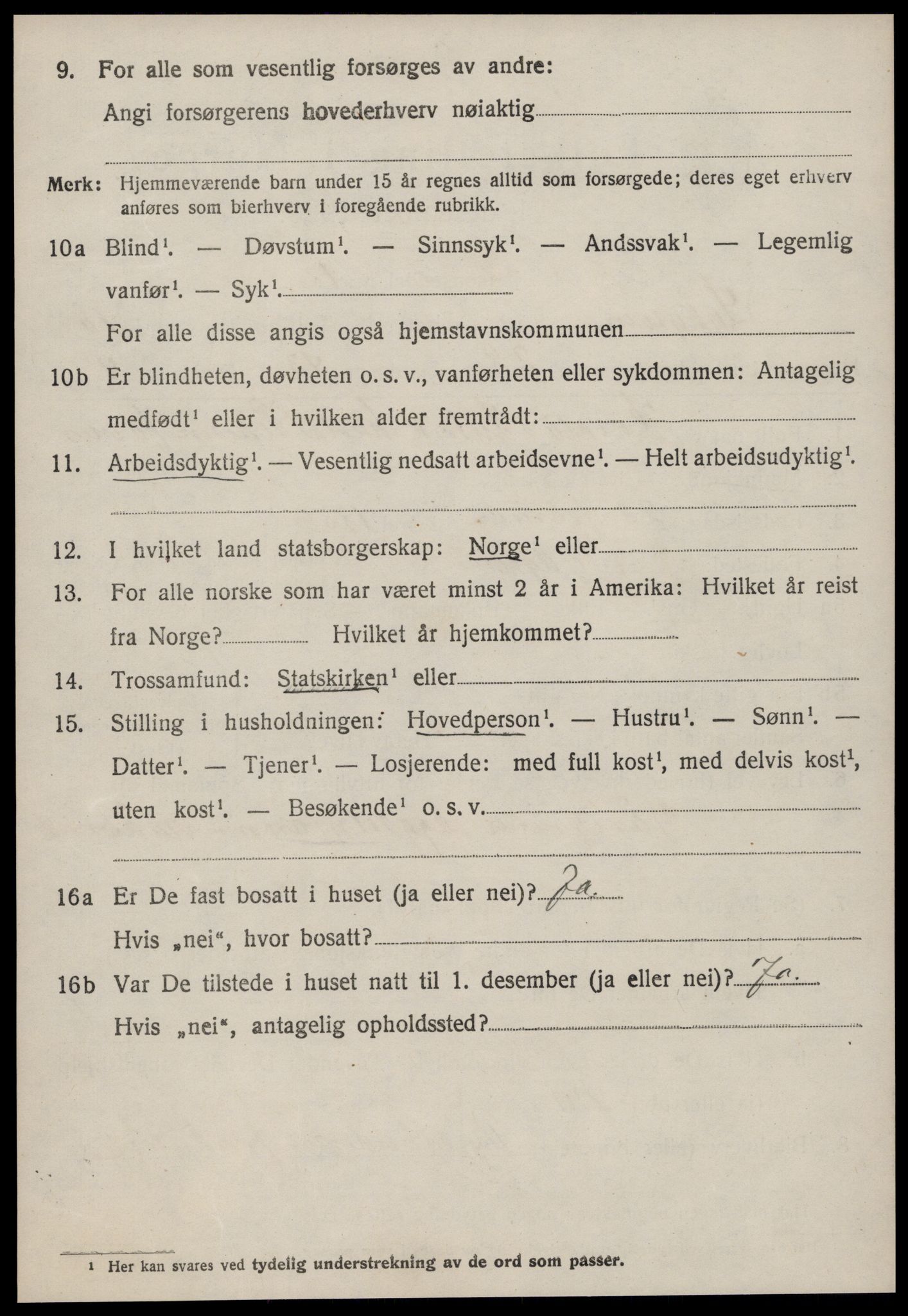 SAT, 1920 census for Sykkylven, 1920, p. 5342