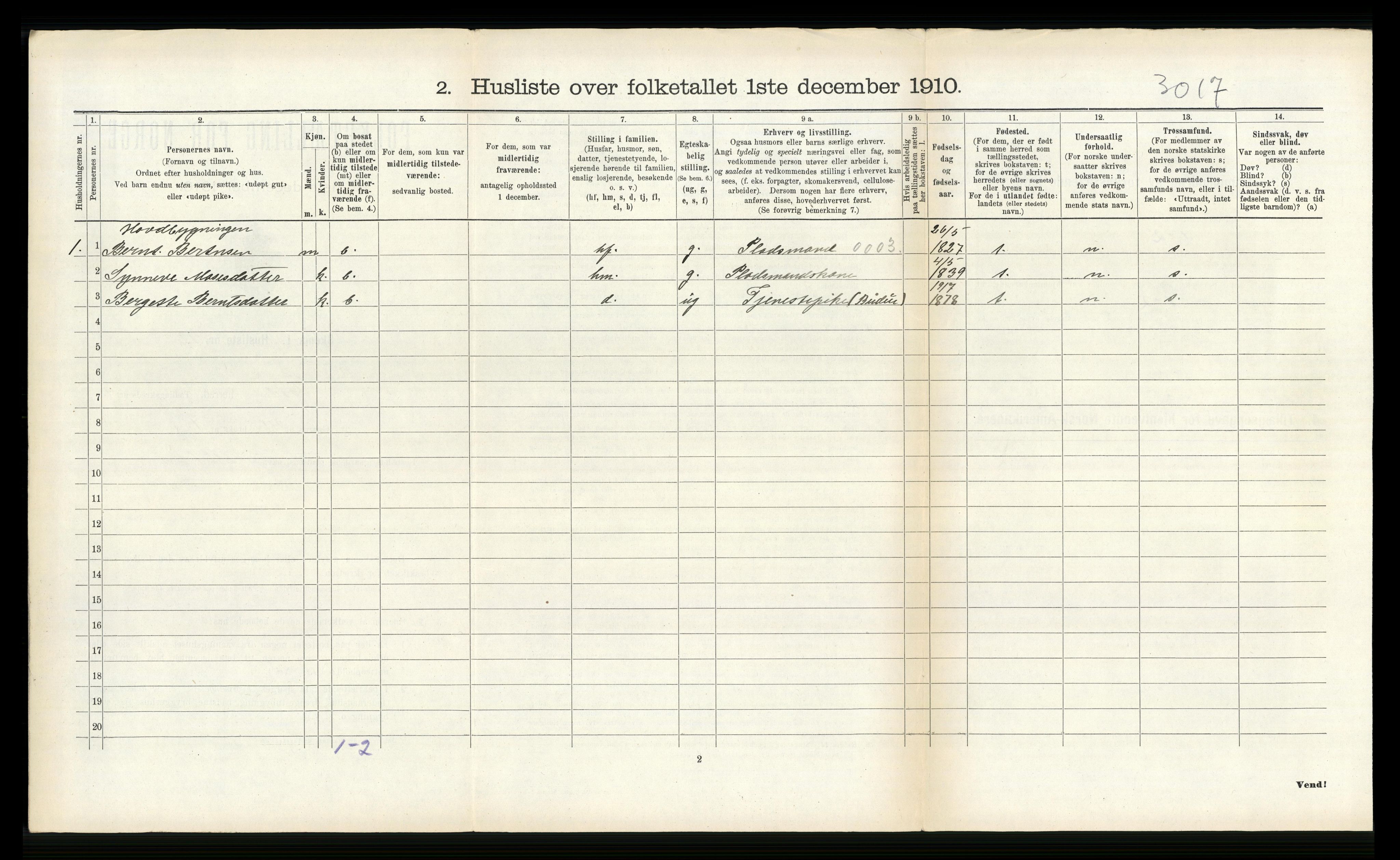 RA, 1910 census for Førde, 1910, p. 360