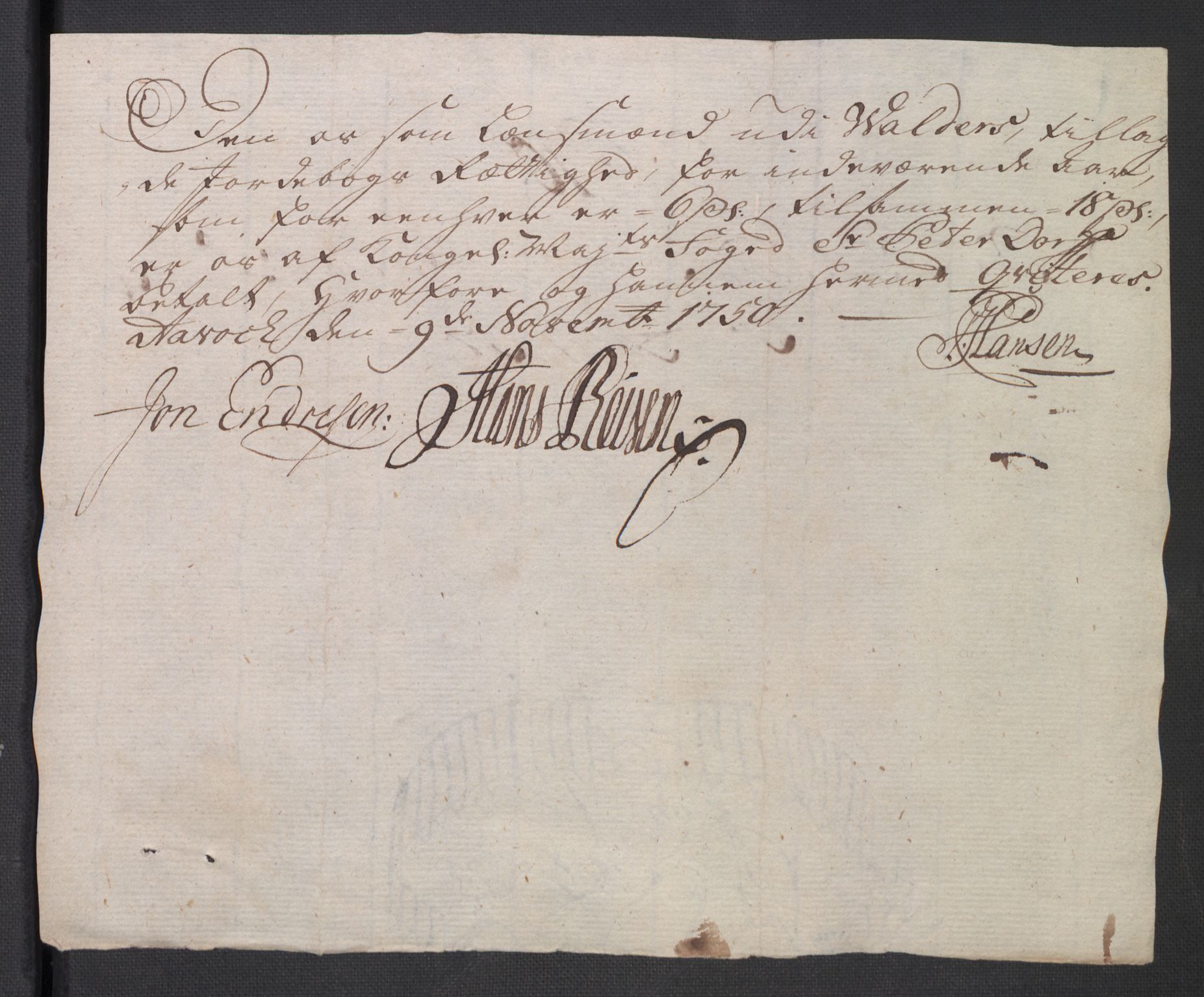 Rentekammeret inntil 1814, Reviderte regnskaper, Fogderegnskap, AV/RA-EA-4092/R18/L1348: Fogderegnskap Hadeland, Toten og Valdres, 1750-1751, p. 174