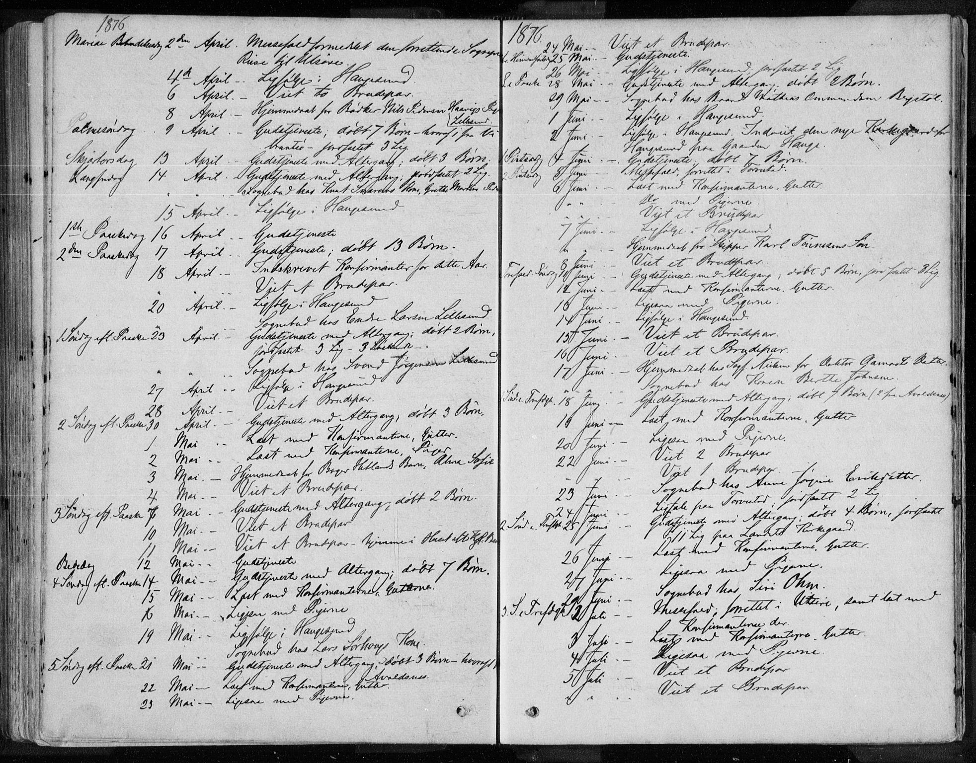 Torvastad sokneprestkontor, AV/SAST-A -101857/H/Ha/Haa/L0013: Parish register (official) no. A 12.2, 1867-1877