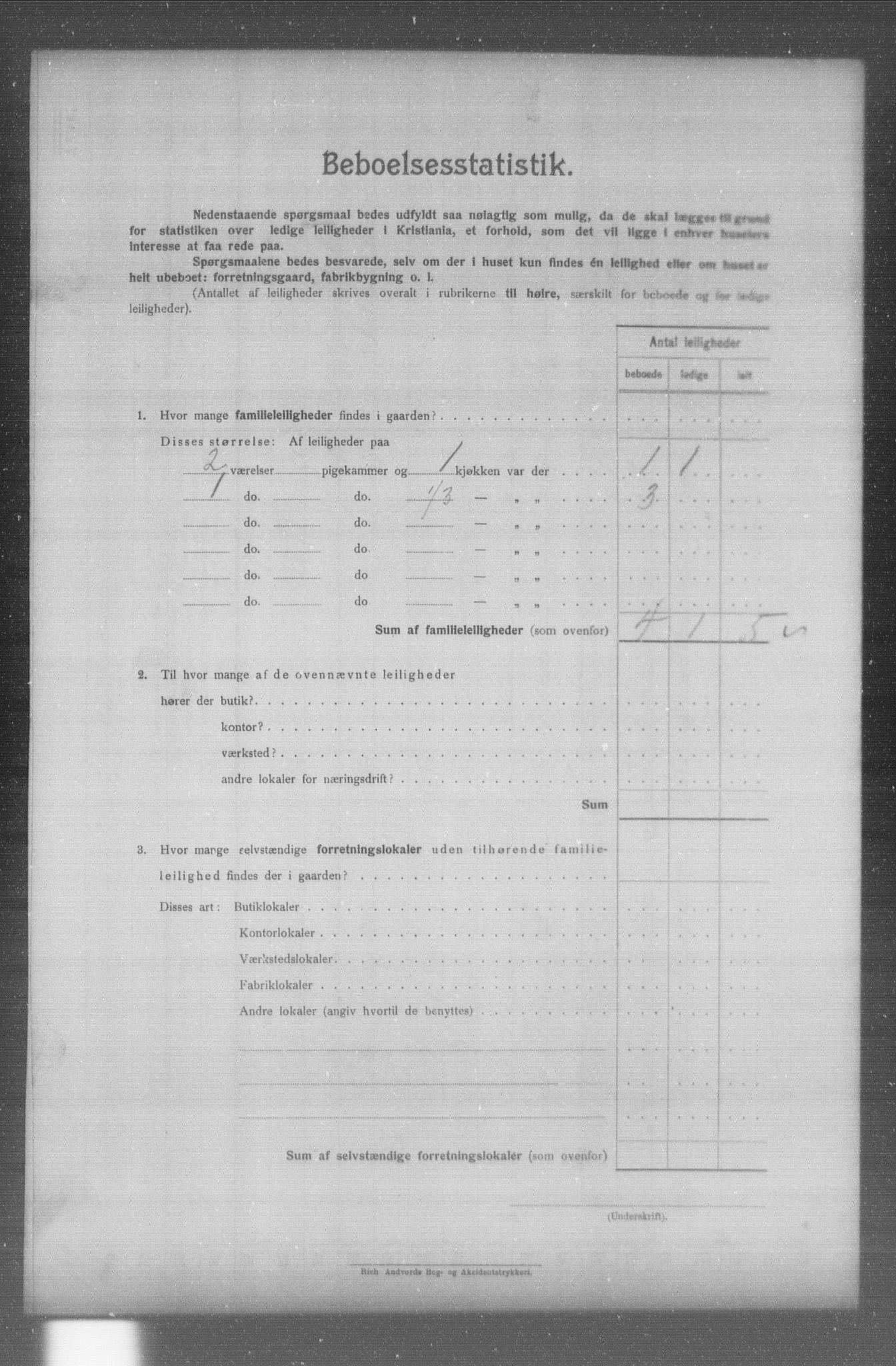 OBA, Municipal Census 1904 for Kristiania, 1904, p. 8419