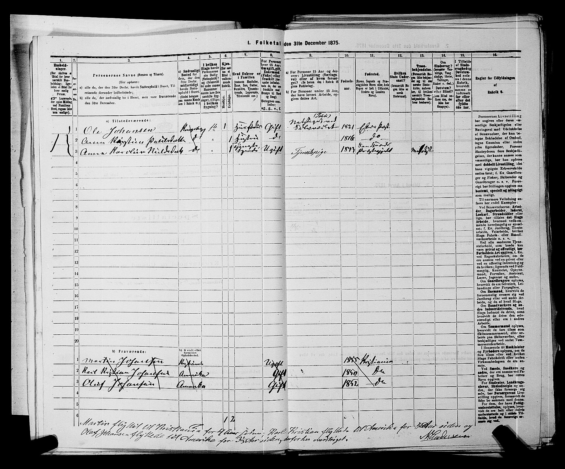 SAKO, 1875 census for 0604B Kongsberg/Kongsberg, 1875, p. 224