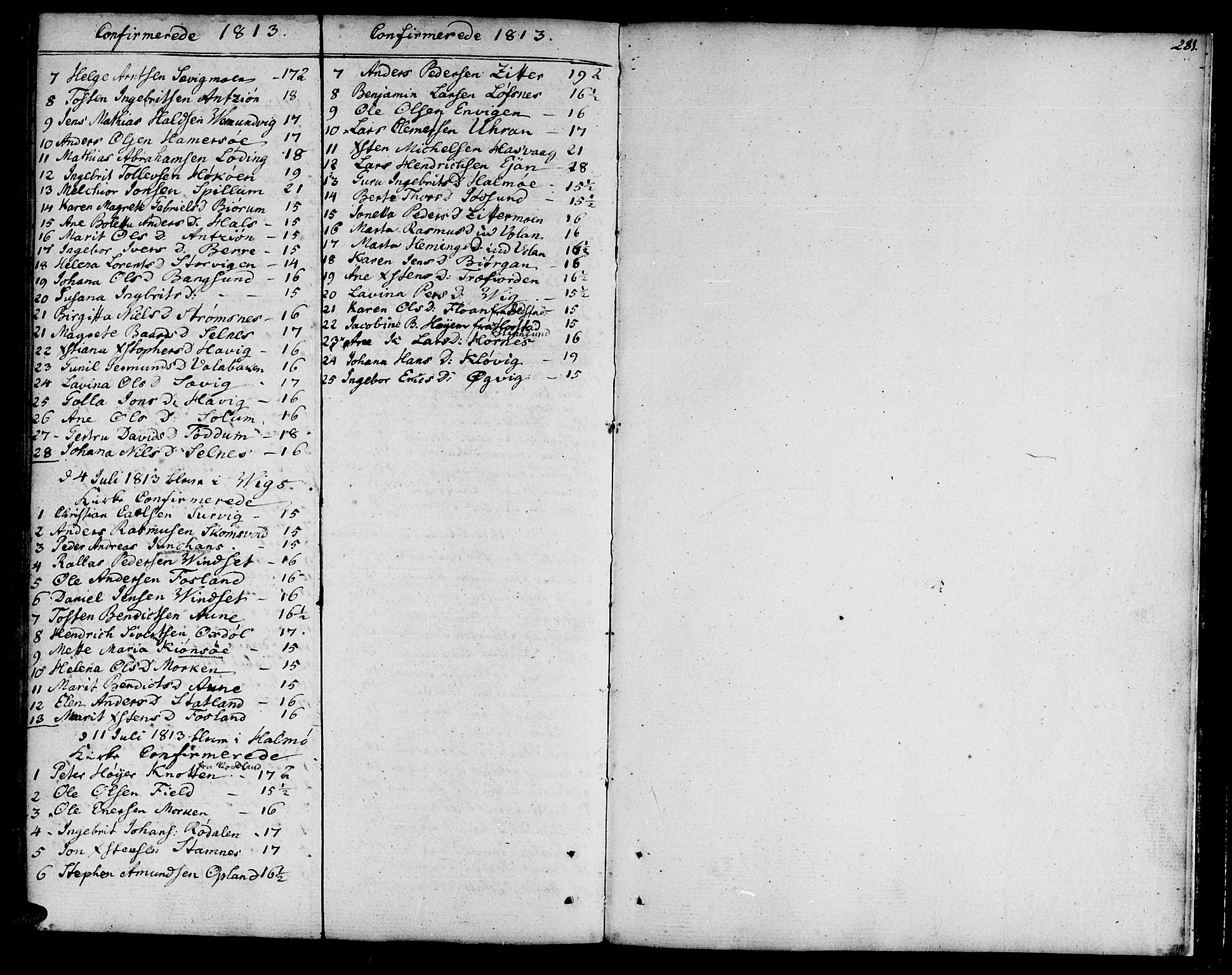 Ministerialprotokoller, klokkerbøker og fødselsregistre - Nord-Trøndelag, SAT/A-1458/773/L0608: Parish register (official) no. 773A02, 1784-1816, p. 281
