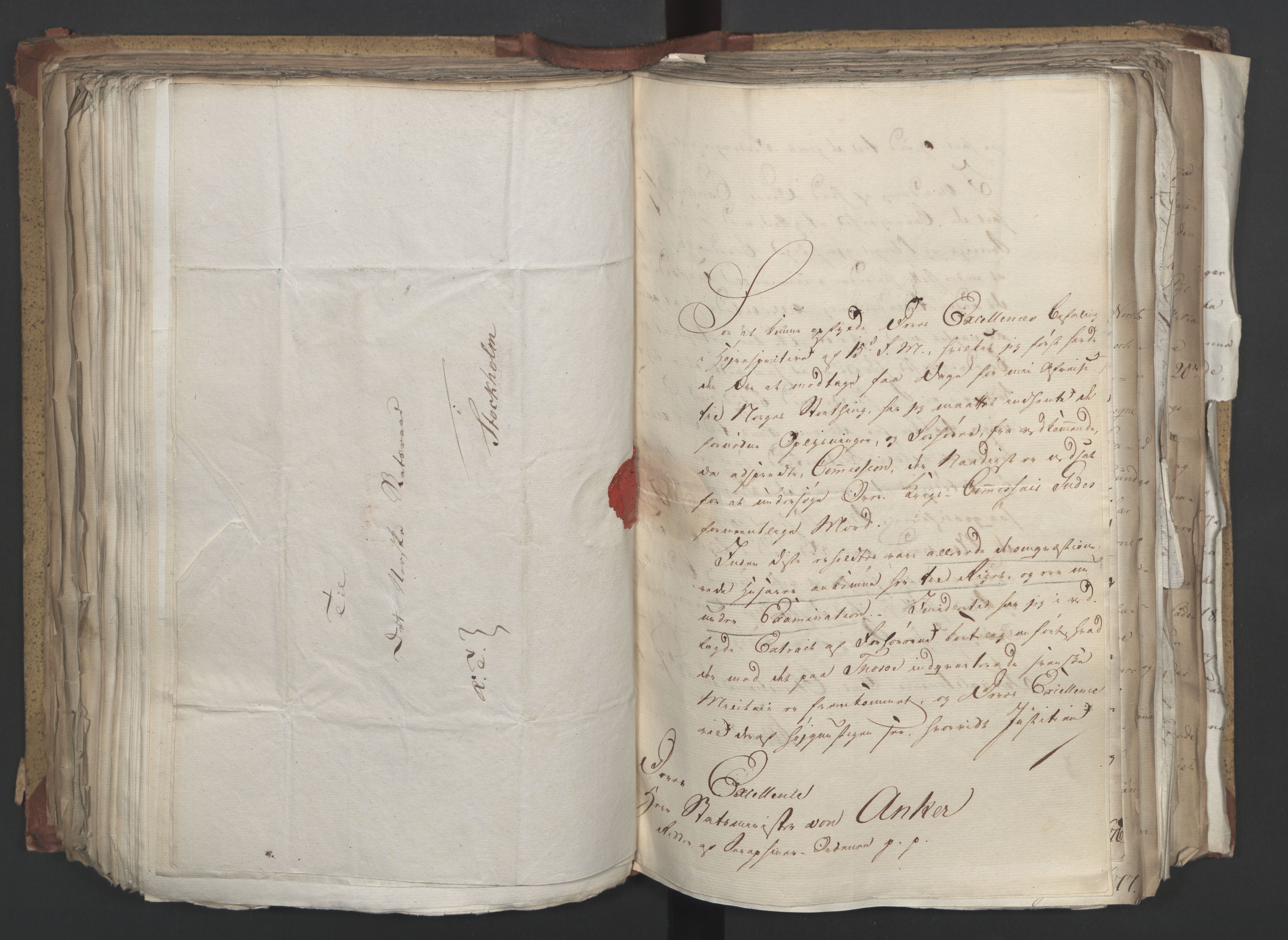 Statsrådsavdelingen i Stockholm, AV/RA-S-1003/D/Da/L0003: Regjeringsinnstillinger nr. 519-787, 1815, p. 313
