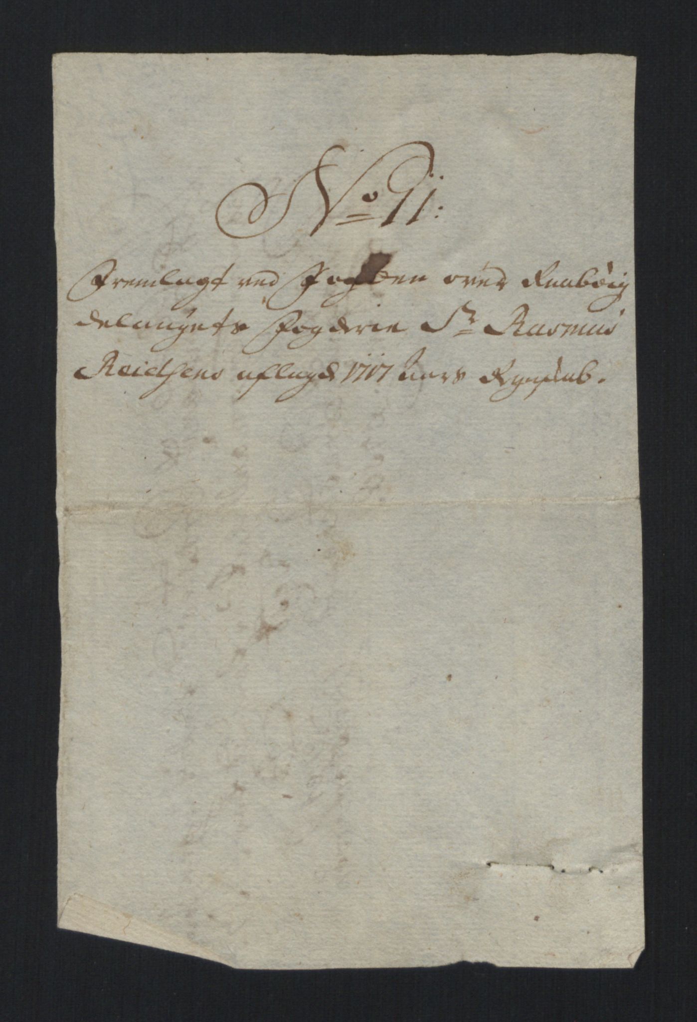 Rentekammeret inntil 1814, Reviderte regnskaper, Fogderegnskap, AV/RA-EA-4092/R40/L2452: Fogderegnskap Råbyggelag, 1716-1717, p. 277