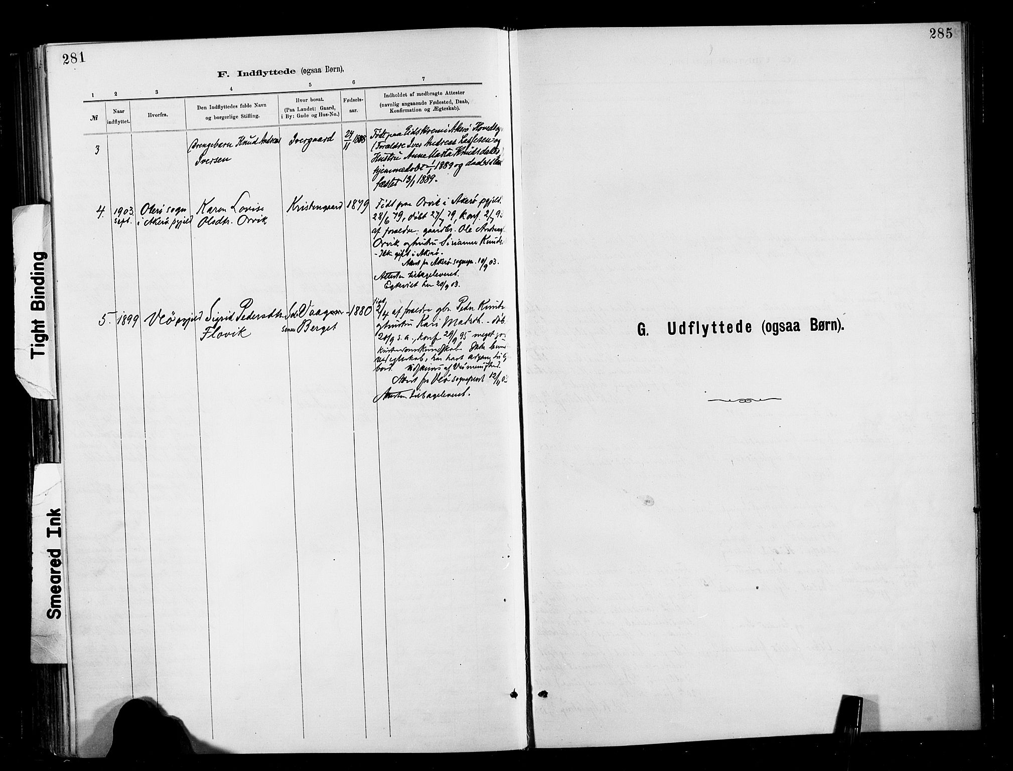 Ministerialprotokoller, klokkerbøker og fødselsregistre - Møre og Romsdal, SAT/A-1454/566/L0769: Parish register (official) no. 566A08, 1881-1903, p. 281