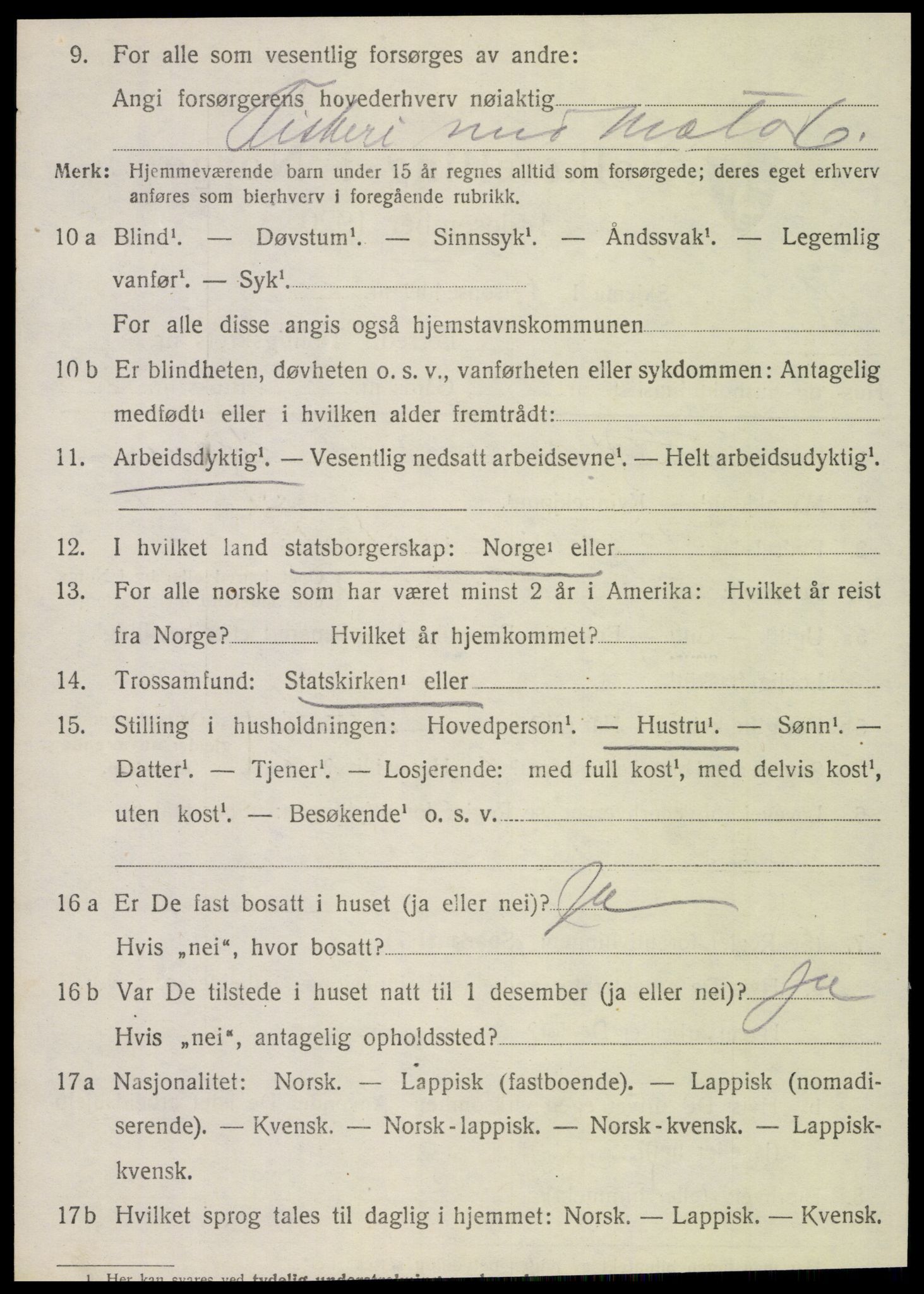 SAT, 1920 census for Herøy, 1920, p. 4977