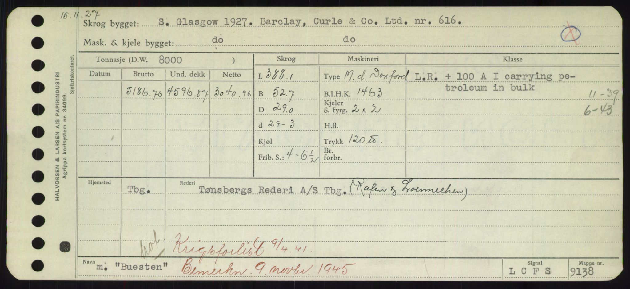 Sjøfartsdirektoratet med forløpere, Skipsmålingen, RA/S-1627/H/Hd/L0005: Fartøy, Br-Byg, p. 563