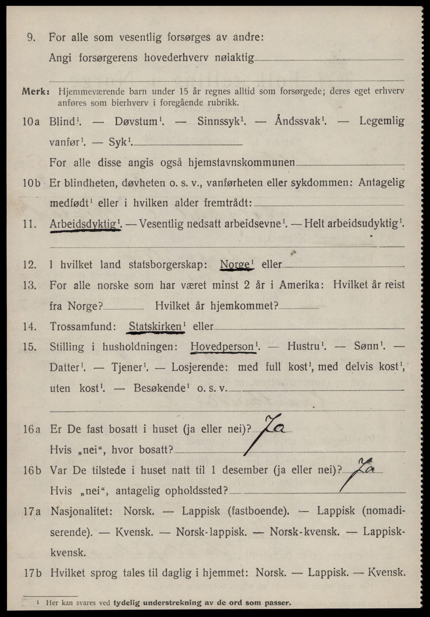 SAT, 1920 census for Fillan, 1920, p. 2623