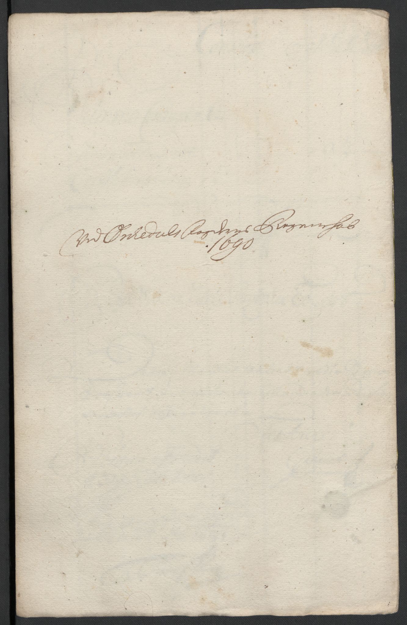 Rentekammeret inntil 1814, Reviderte regnskaper, Fogderegnskap, RA/EA-4092/R58/L3936: Fogderegnskap Orkdal, 1689-1690, p. 365