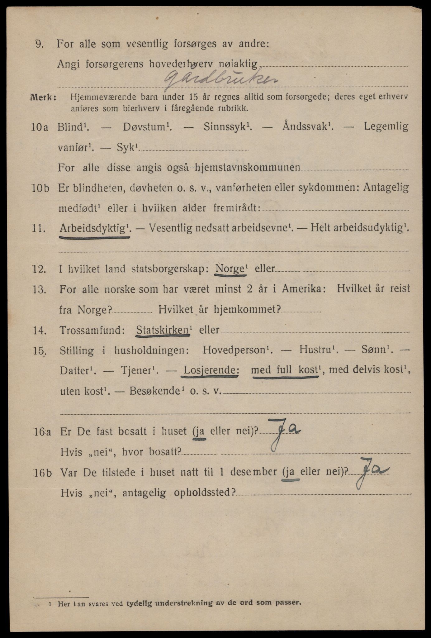 SAT, 1920 census for Trondheim, 1920, p. 78641