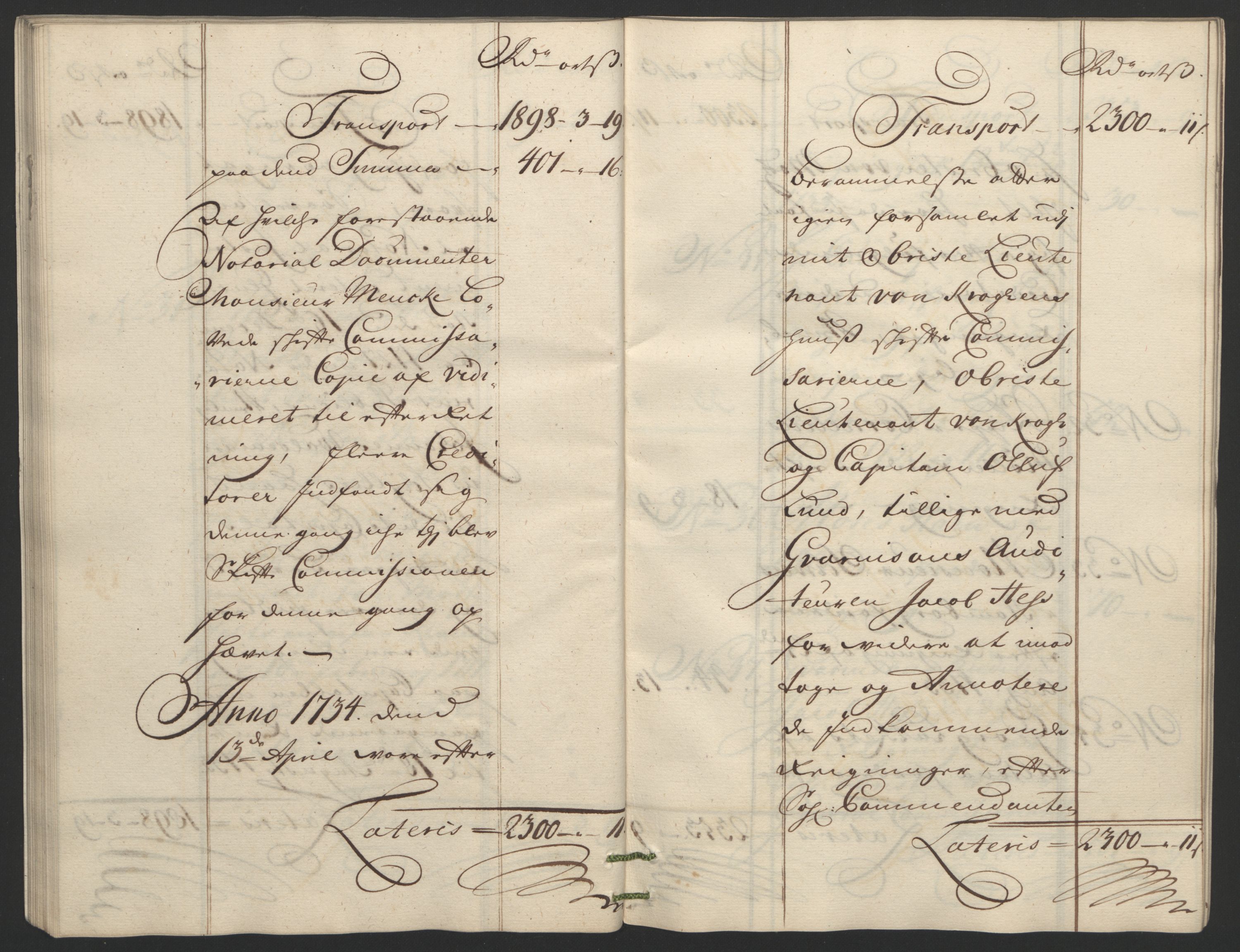 Forsvaret, Generalauditøren, AV/RA-RAFA-1772/F/Fj/Fja/L0022: --, 1733-1821, p. 697