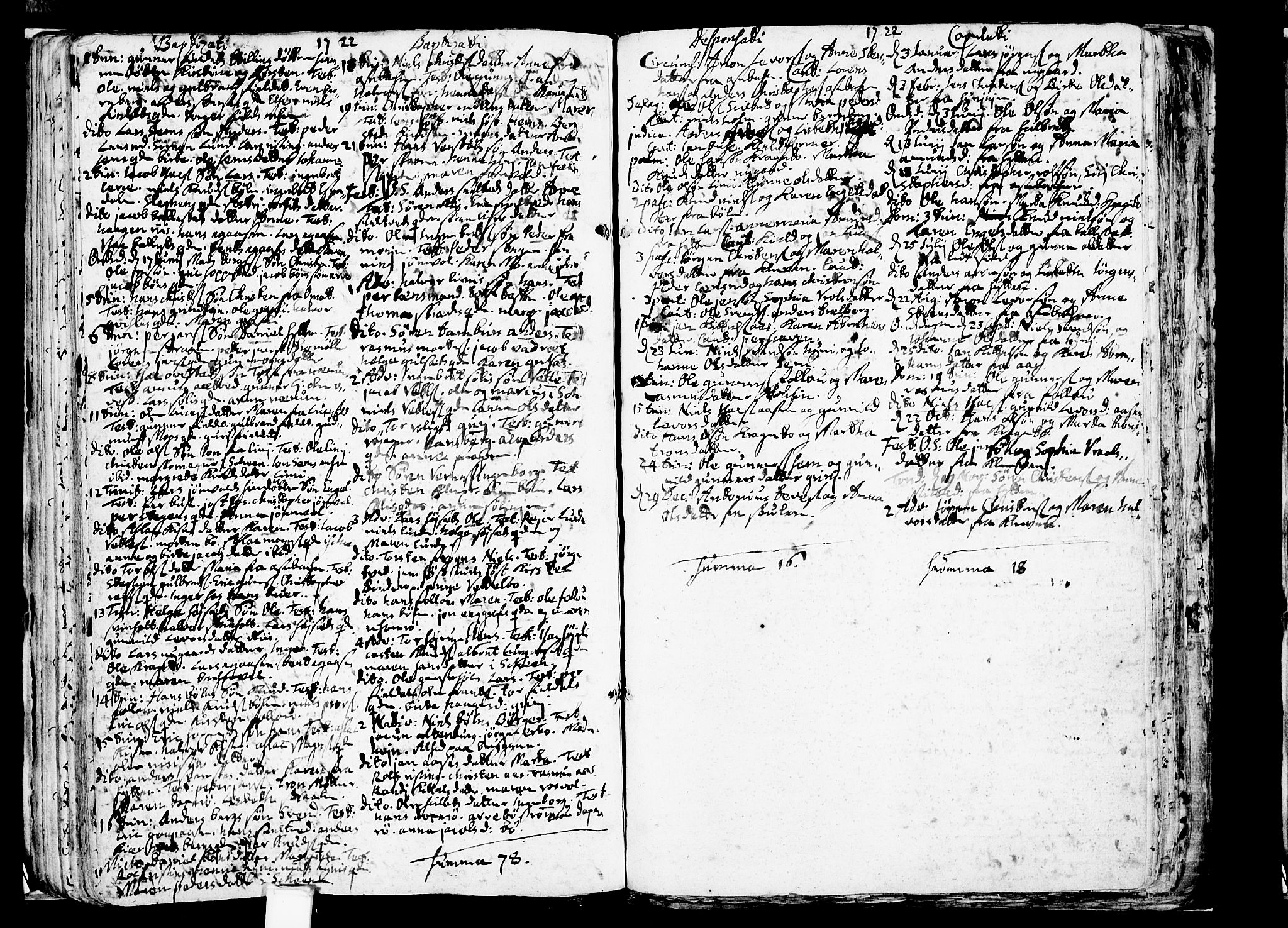 Gjerpen kirkebøker, SAKO/A-265/F/Fa/L0001: Parish register (official) no. I 1, 1681-1746