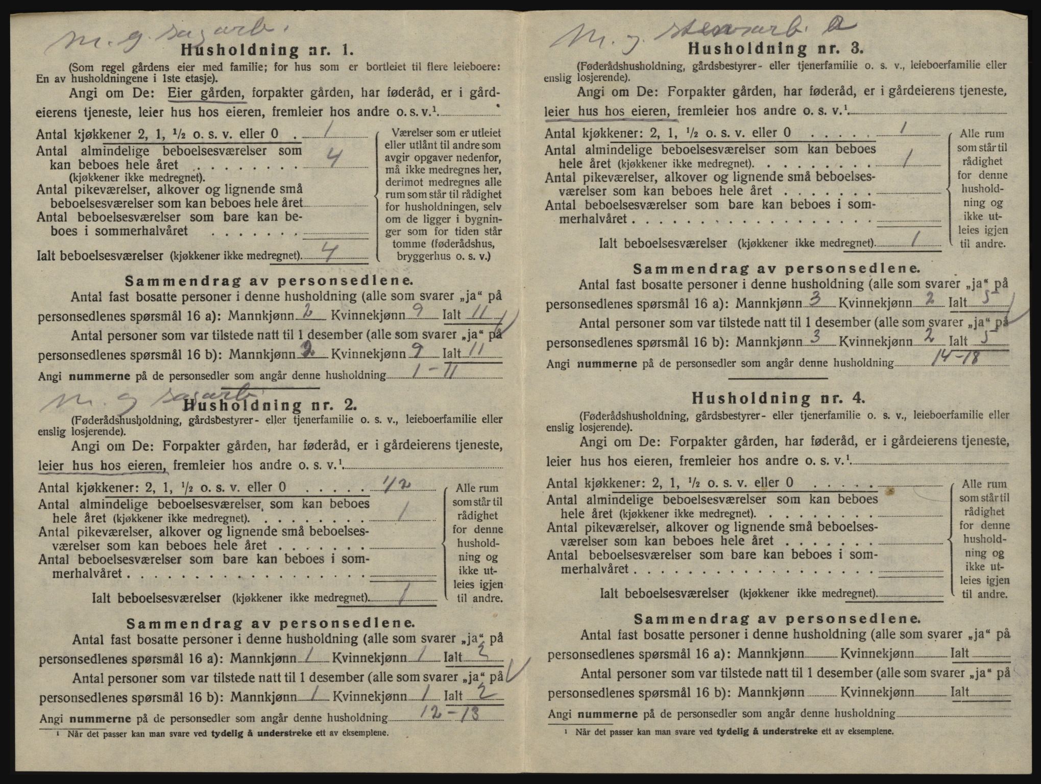 SAO, 1920 census for Glemmen, 1920, p. 686