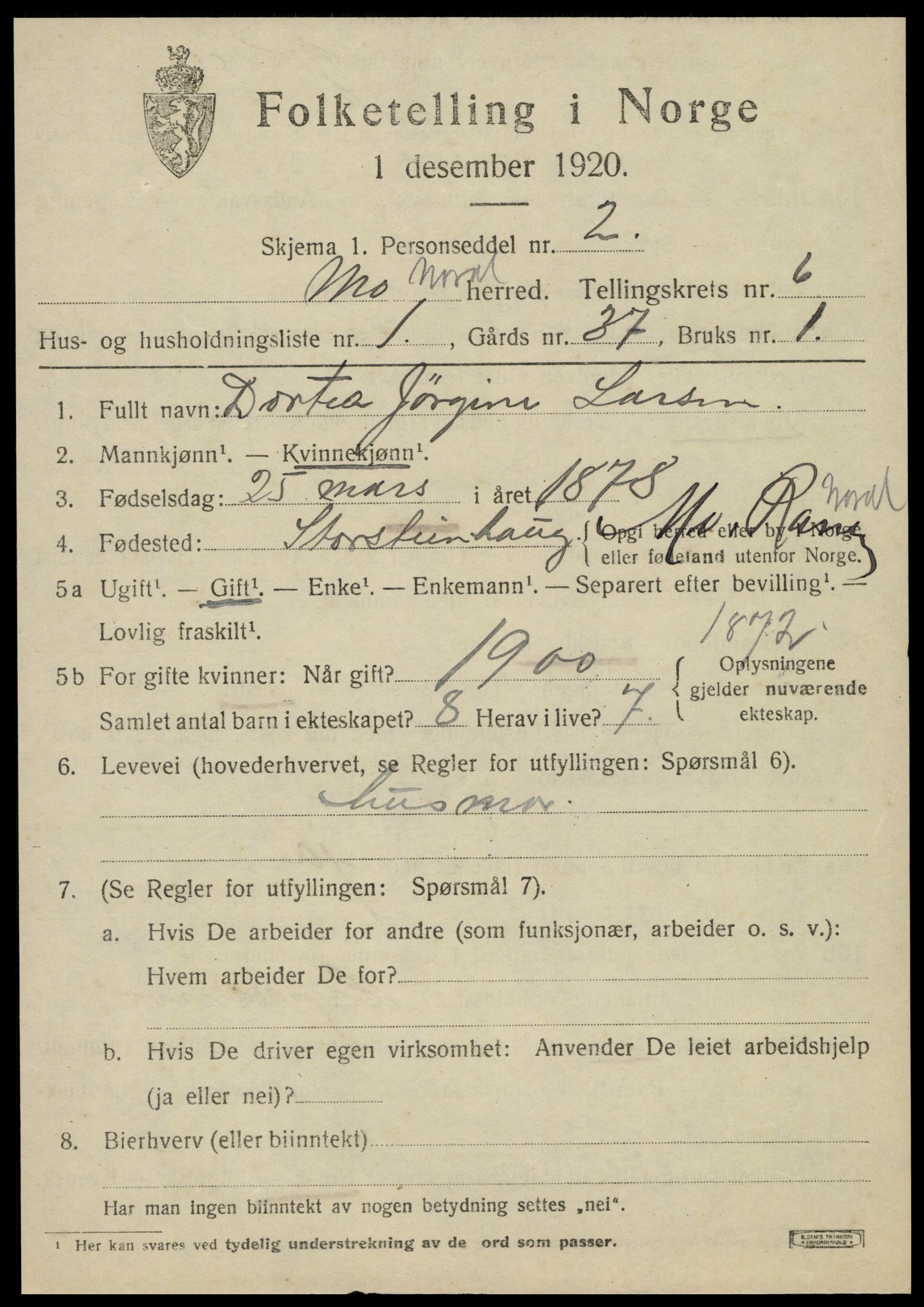 SAT, 1920 census for Mo, 1920, p. 6805