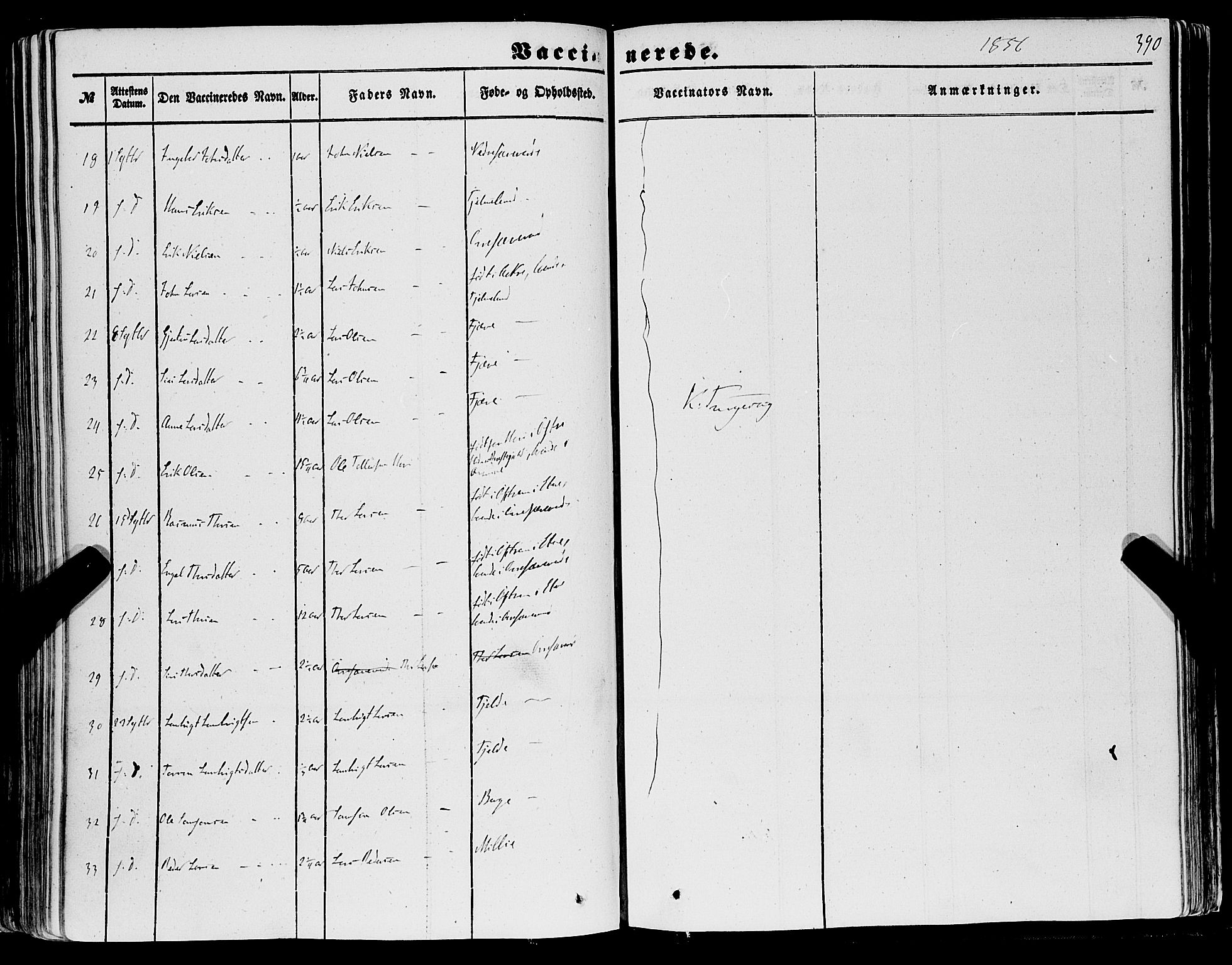 Skånevik sokneprestembete, SAB/A-77801/H/Haa: Parish register (official) no. A 5II, 1848-1869, p. 390