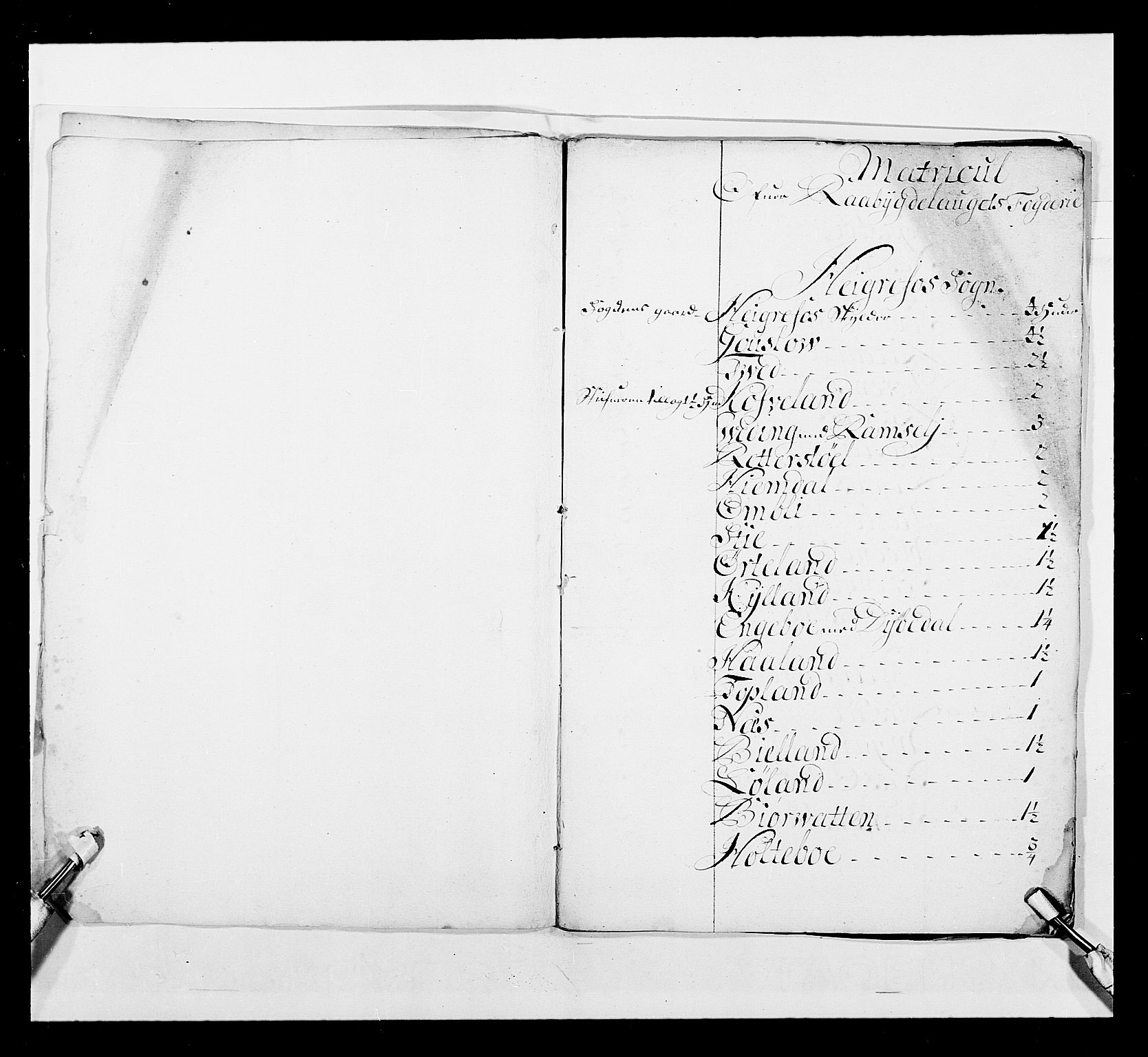 Stattholderembetet 1572-1771, AV/RA-EA-2870/Ek/L0037/0001: Jordebøker 1662-1720: / Forskjellige jordebøker og matrikler, 1674-1720, p. 310