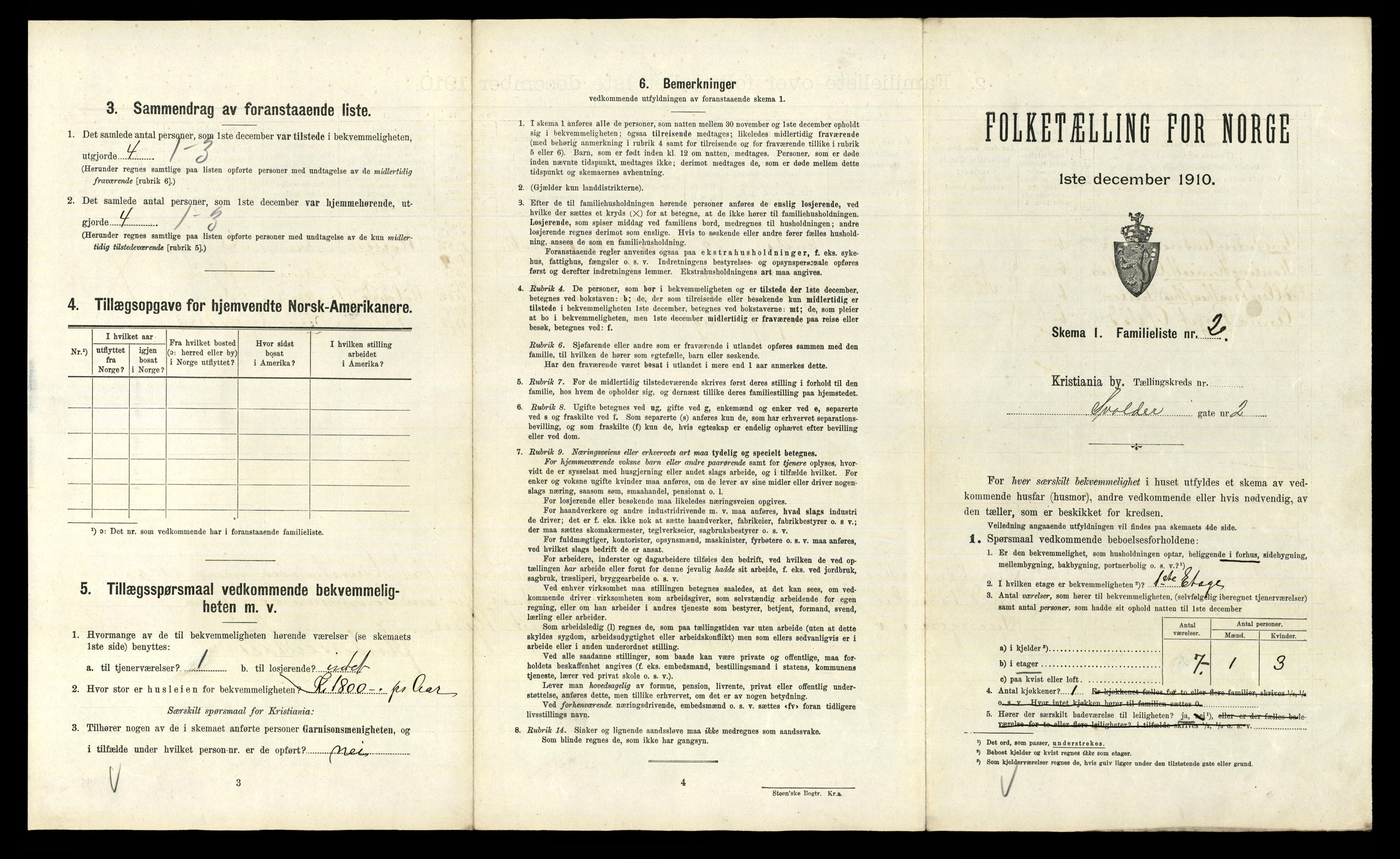 RA, 1910 census for Kristiania, 1910, p. 101869