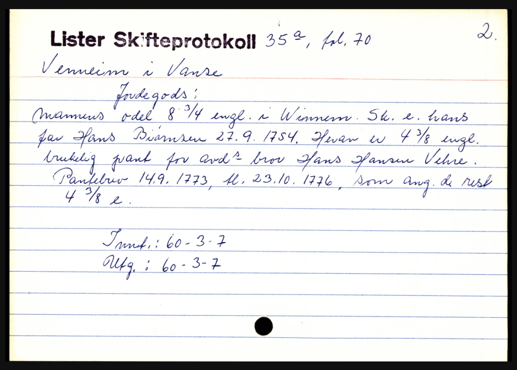 Lister sorenskriveri, AV/SAK-1221-0003/H, p. 42039