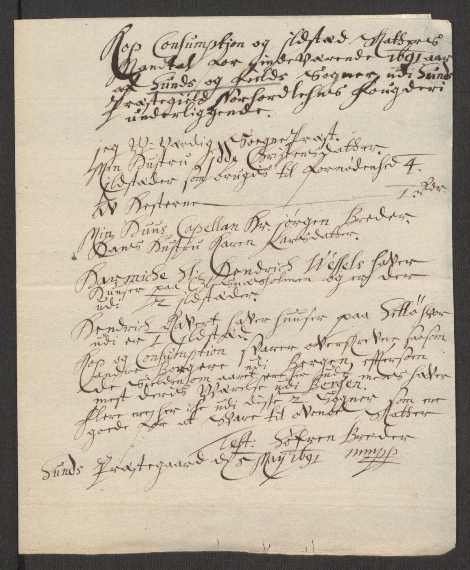 Rentekammeret inntil 1814, Reviderte regnskaper, Fogderegnskap, AV/RA-EA-4092/R51/L3181: Fogderegnskap Nordhordland og Voss, 1691-1692, p. 188