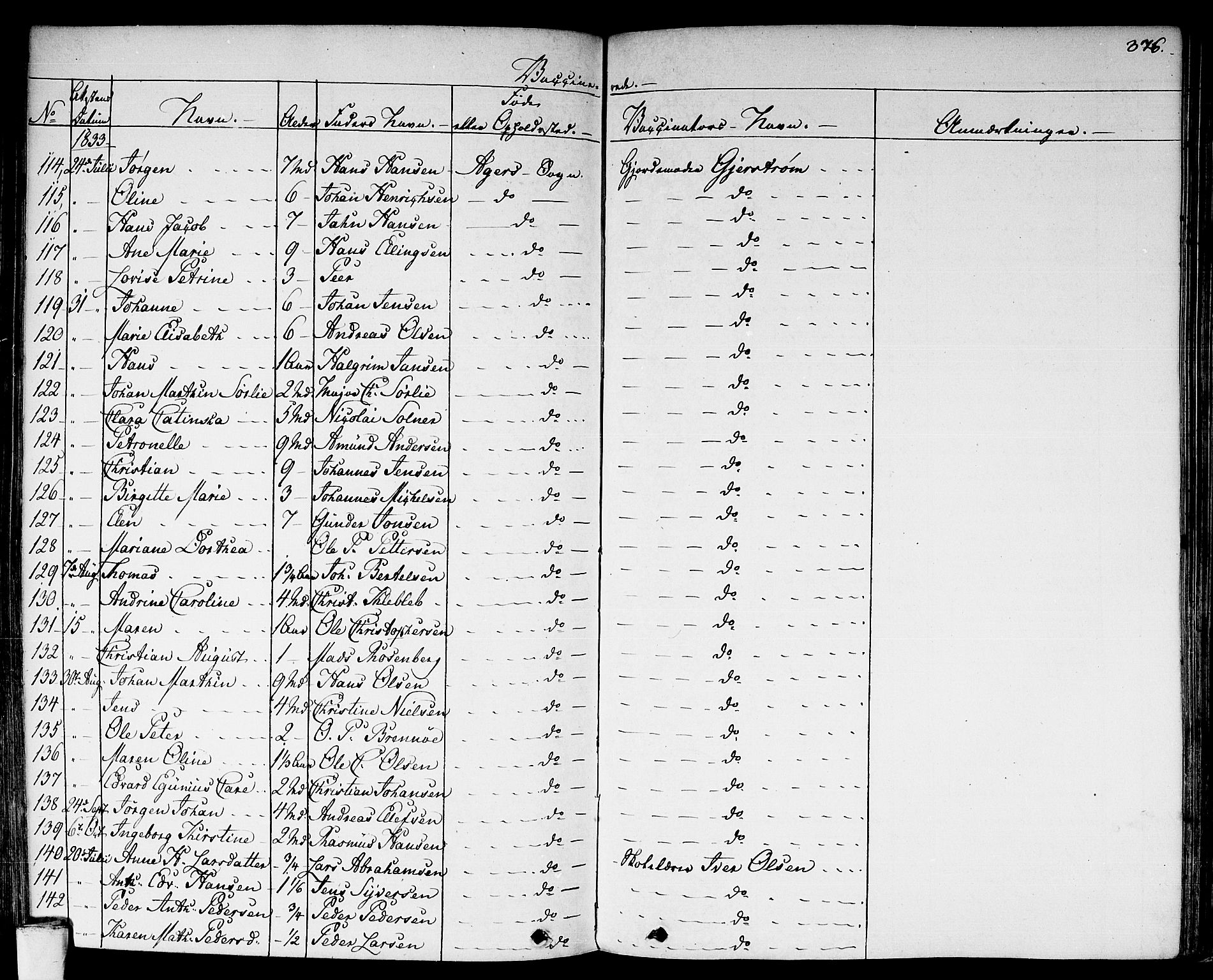 Aker prestekontor kirkebøker, AV/SAO-A-10861/F/L0018: Parish register (official) no. 17, 1829-1852, p. 376