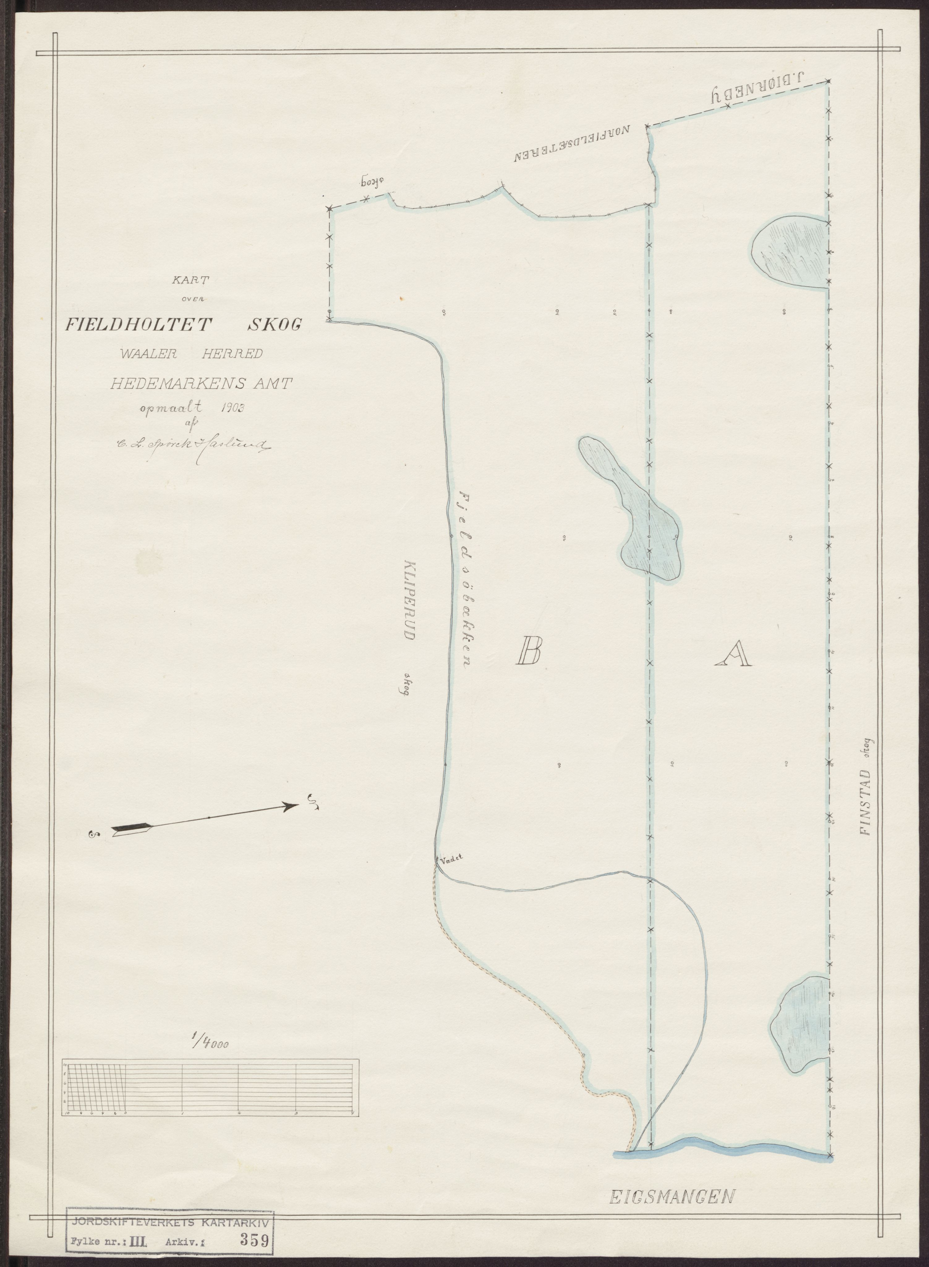 Jordskifteverkets kartarkiv, AV/RA-S-3929/T, 1859-1988, p. 604