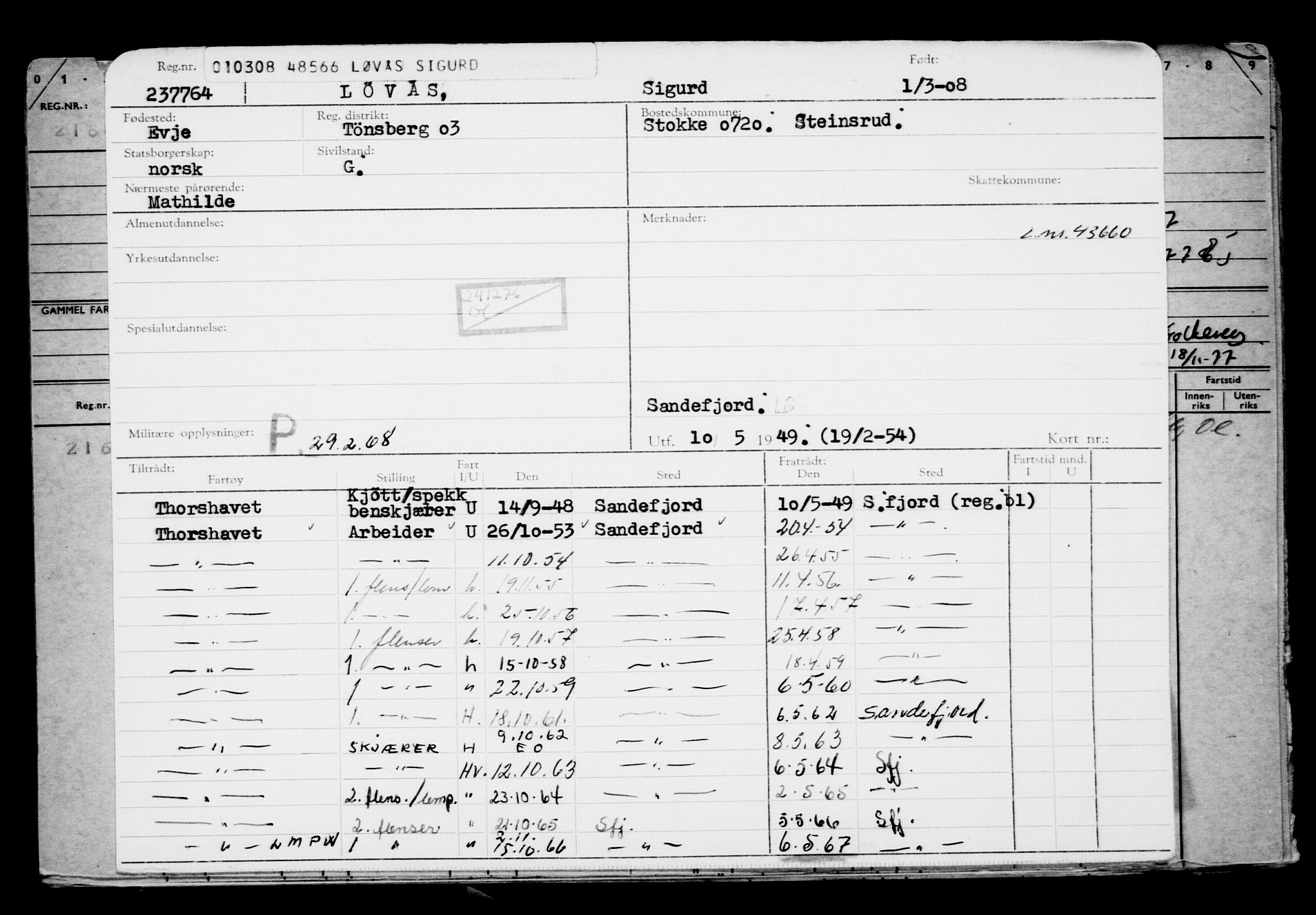 Direktoratet for sjømenn, AV/RA-S-3545/G/Gb/L0076: Hovedkort, 1908, p. 9