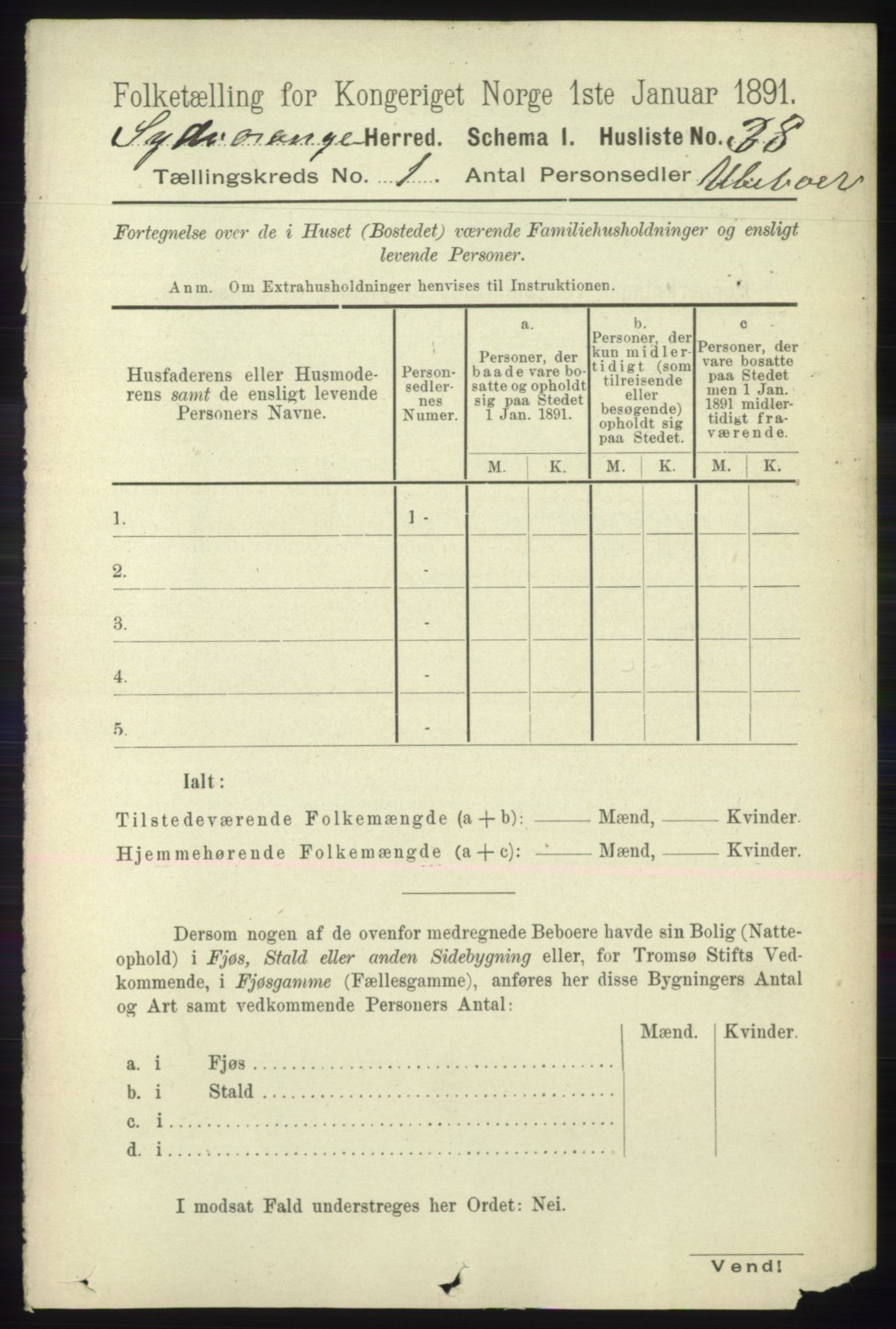 RA, 1891 census for 2030 Sør-Varanger, 1891, p. 58