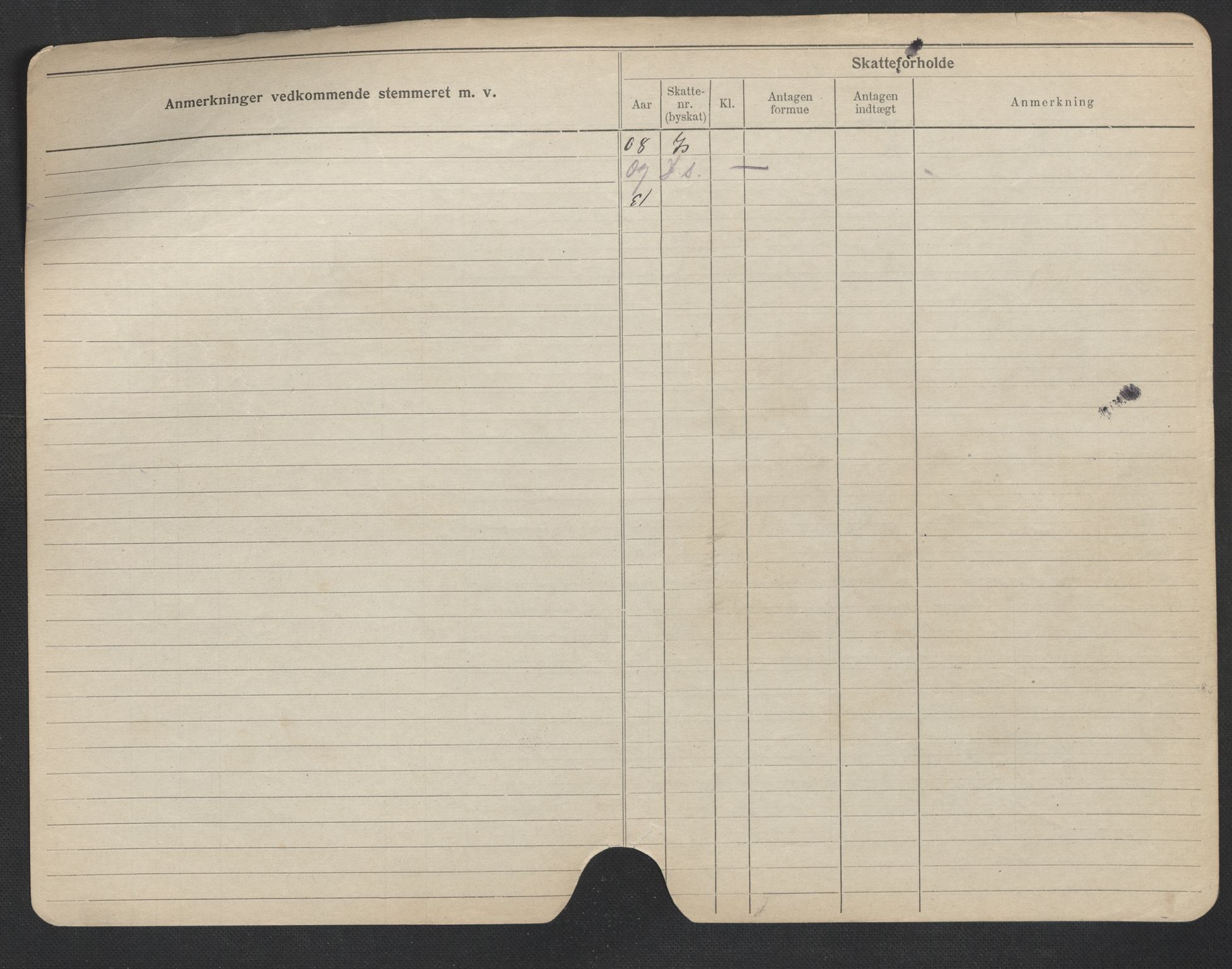 Oslo folkeregister, Registerkort, SAO/A-11715/F/Fa/Fac/L0007: Menn, 1906-1914, p. 526b