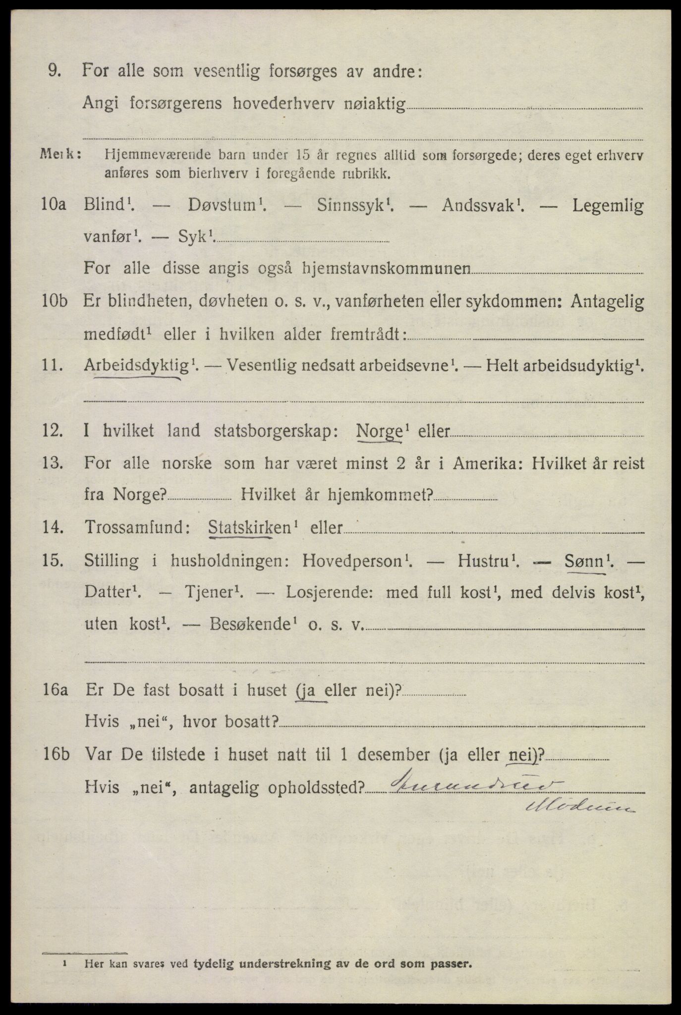 SAKO, 1920 census for Modum, 1920, p. 13272