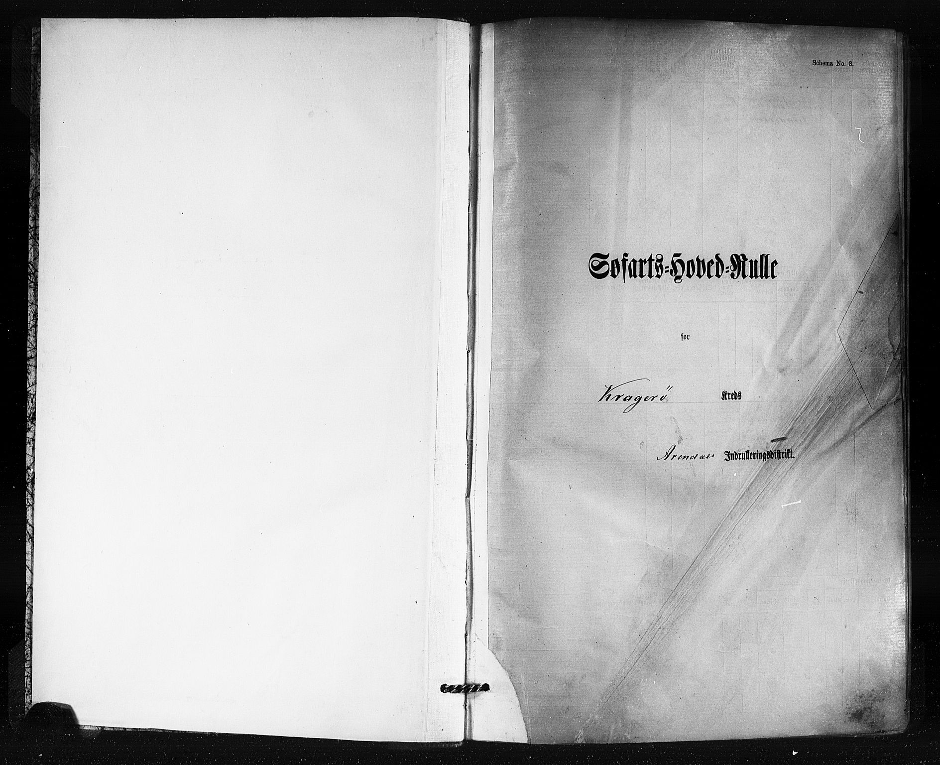 Kragerø innrulleringskontor, SAKO/A-830/F/Fc/L0006: Hovedrulle, 1884-1896, p. 3