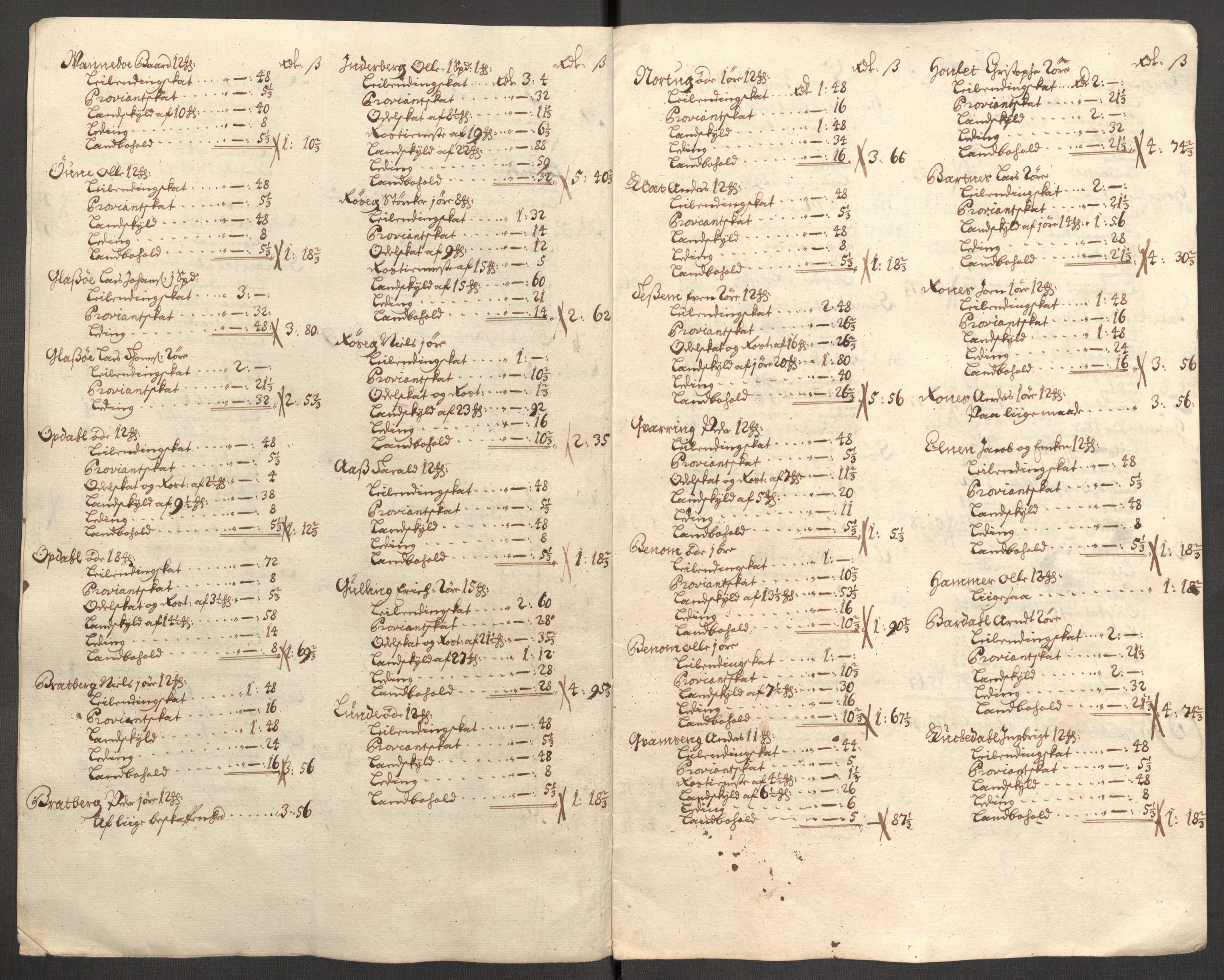 Rentekammeret inntil 1814, Reviderte regnskaper, Fogderegnskap, RA/EA-4092/R63/L4315: Fogderegnskap Inderøy, 1706-1707, p. 213
