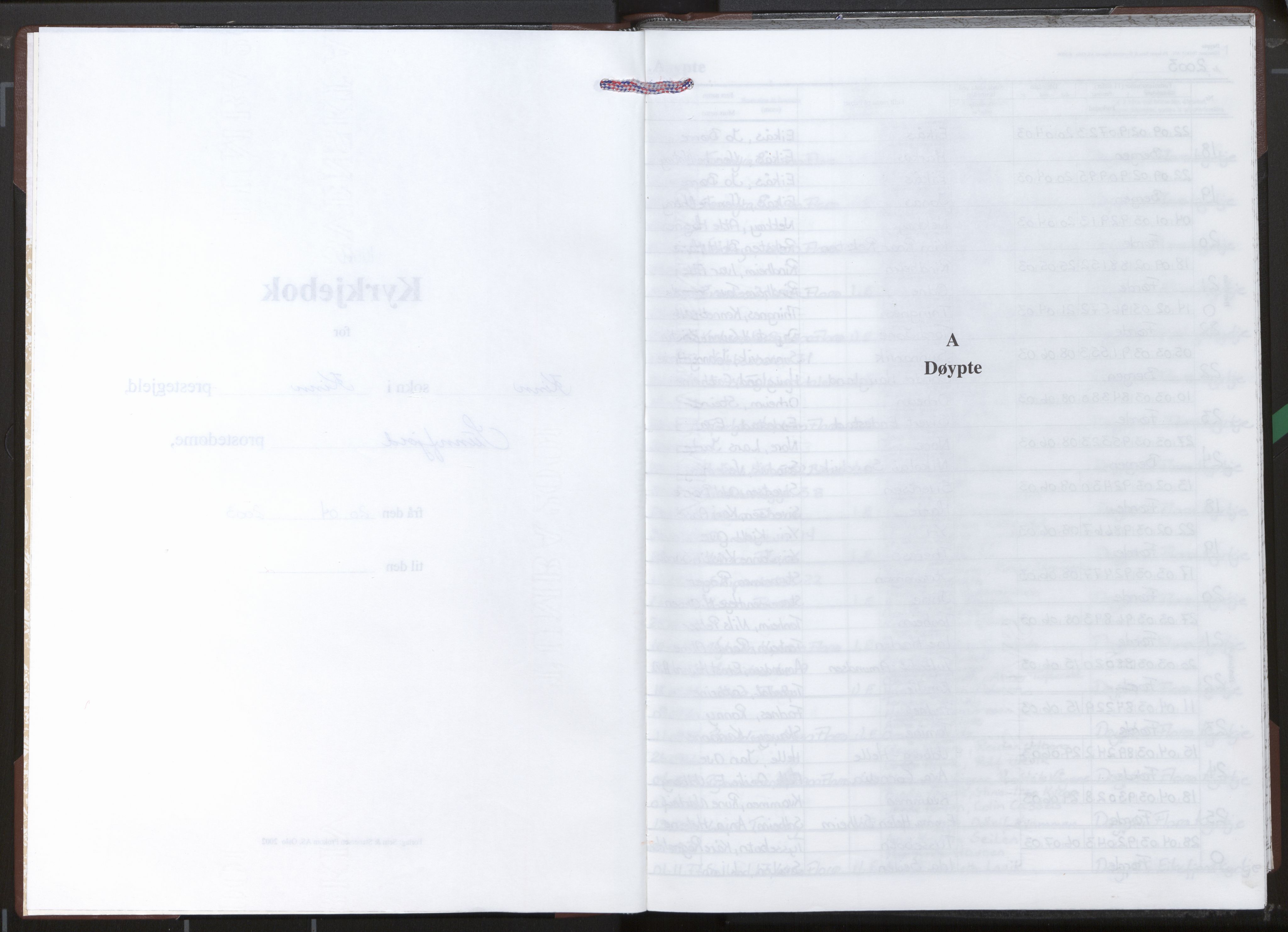 Kinn sokneprestembete, AV/SAB-A-80801/H/Haa/Haab/L0005: Parish register (official) no. B 5, 2003-2013