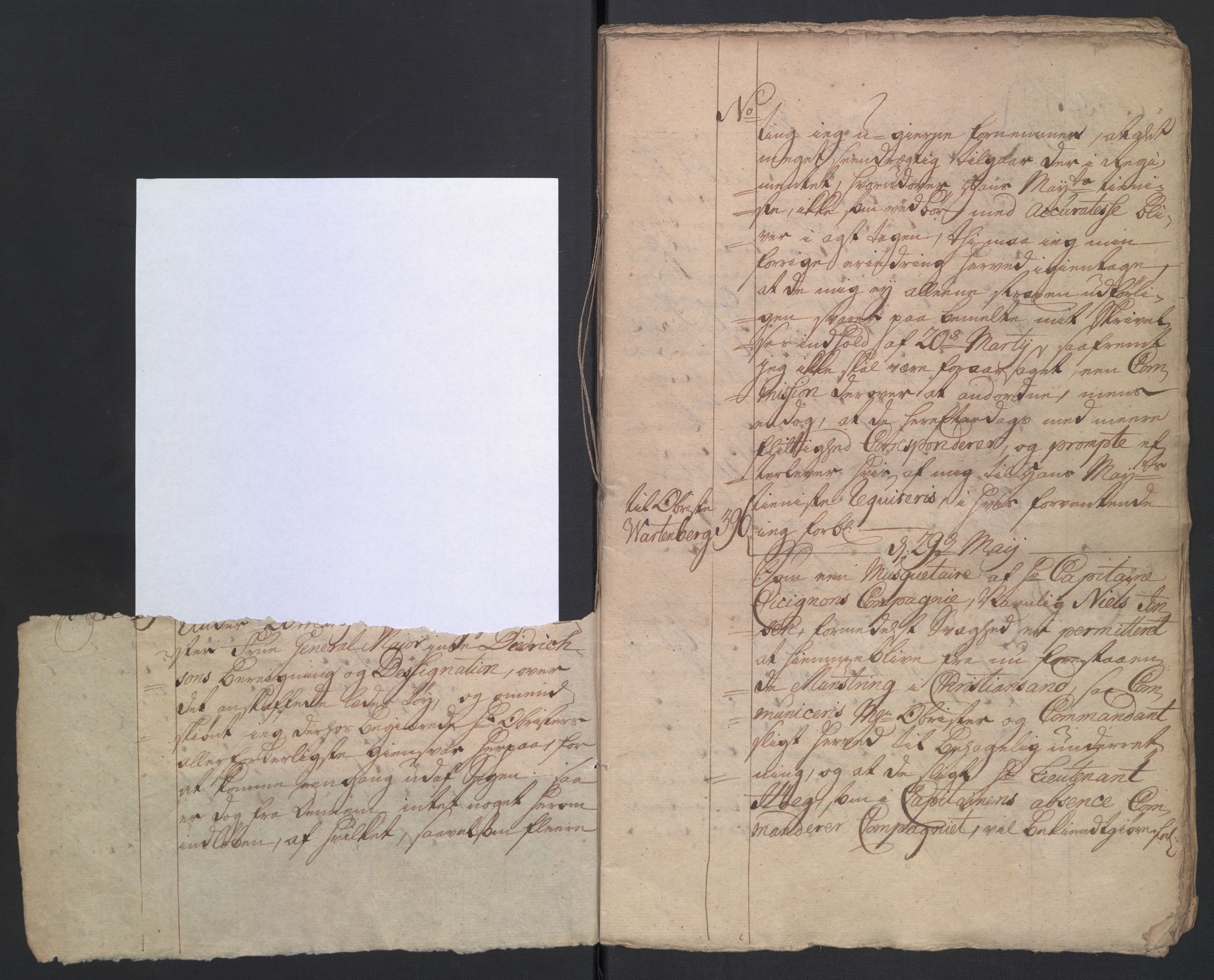 Kommanderende general (KG I) med Det norske krigsdirektorium, AV/RA-EA-5419/B/L0019: Kommanderende generals konsepter, 1739
