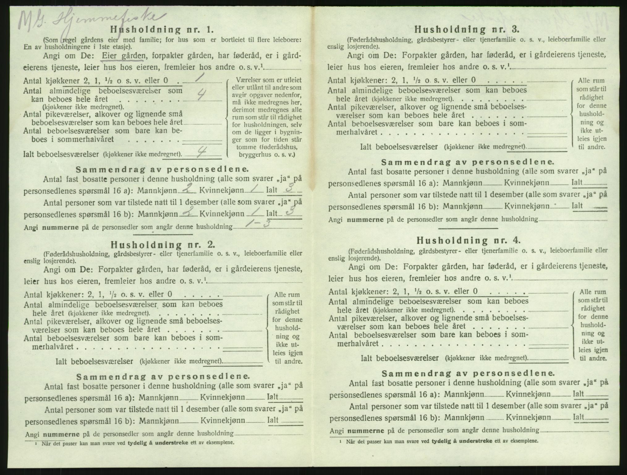 SAKO, 1920 census for Brunlanes, 1920, p. 1502