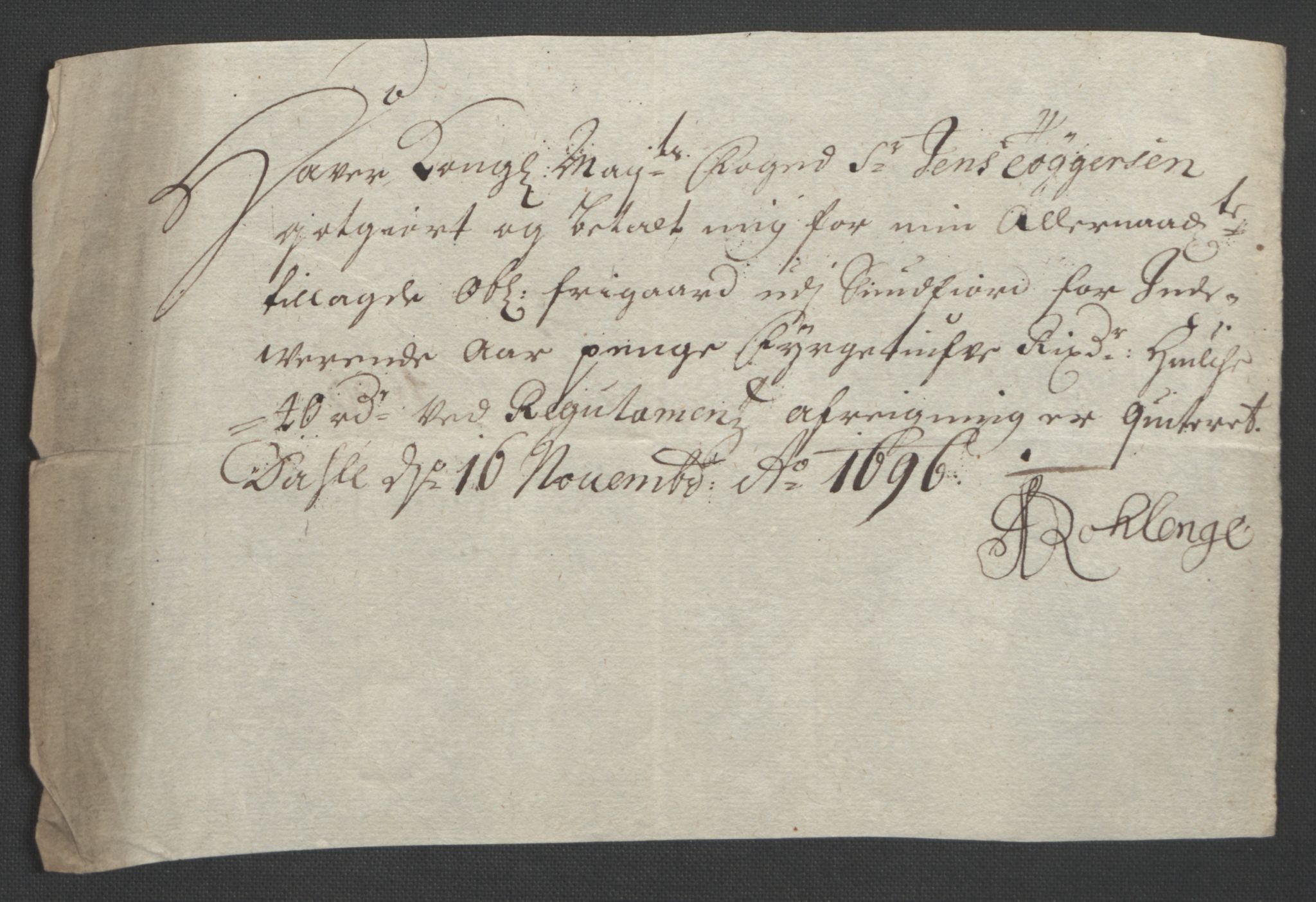 Rentekammeret inntil 1814, Reviderte regnskaper, Fogderegnskap, RA/EA-4092/R53/L3422: Fogderegnskap Sunn- og Nordfjord, 1695-1696, p. 379