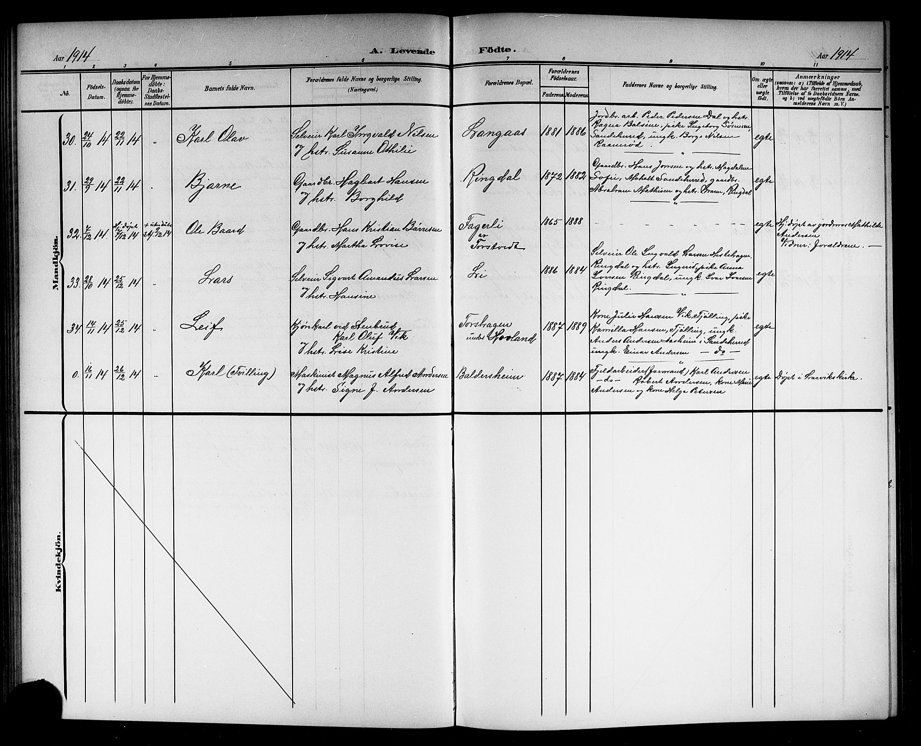 Hedrum kirkebøker, AV/SAKO-A-344/G/Ga/L0004: Parish register (copy) no. I 4, 1902-1915