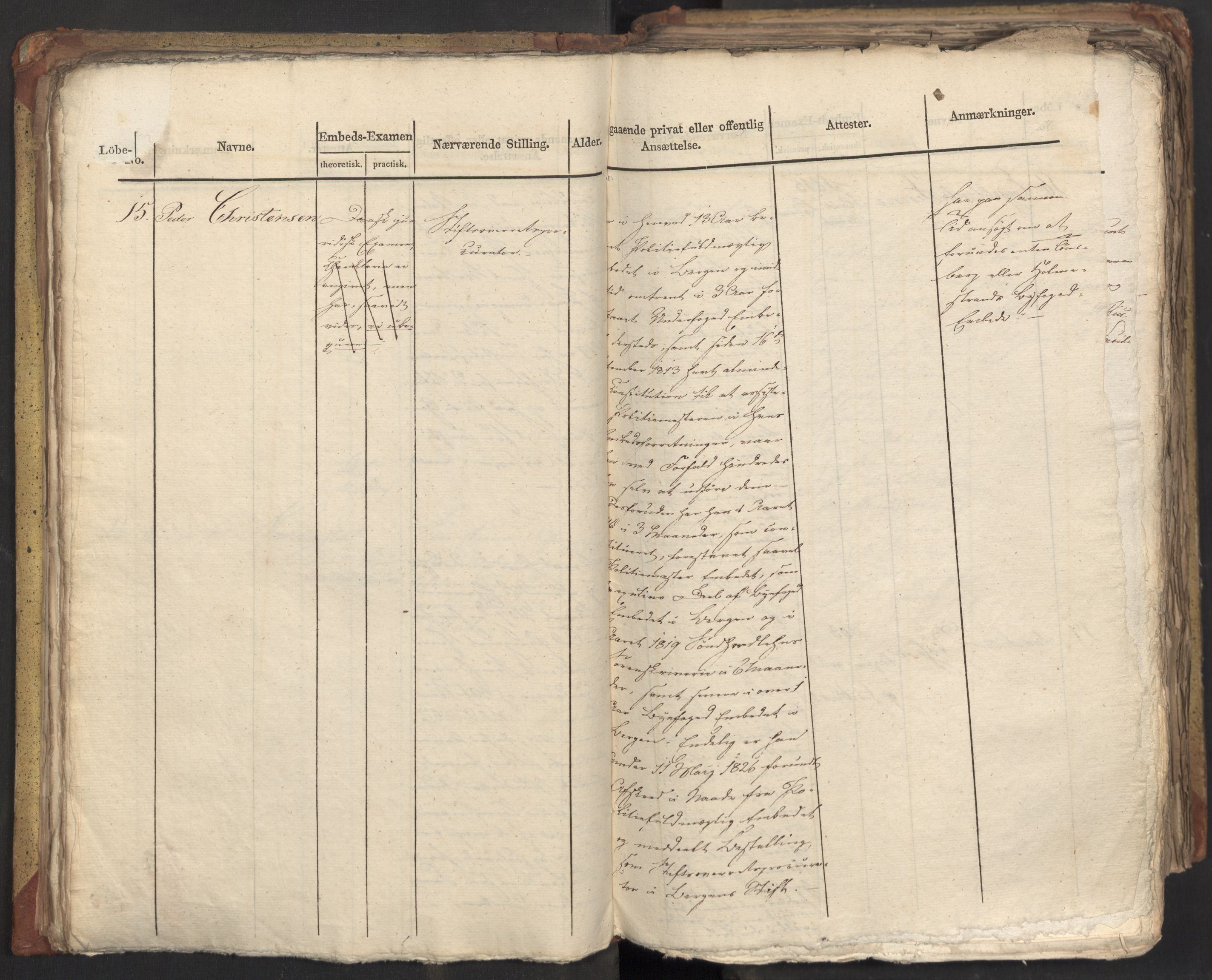 Statsrådsavdelingen i Stockholm, RA/S-1003/D/Da/L0047: Regjeringsinnstillinger nr. 3501-3659, 1826, p. 92