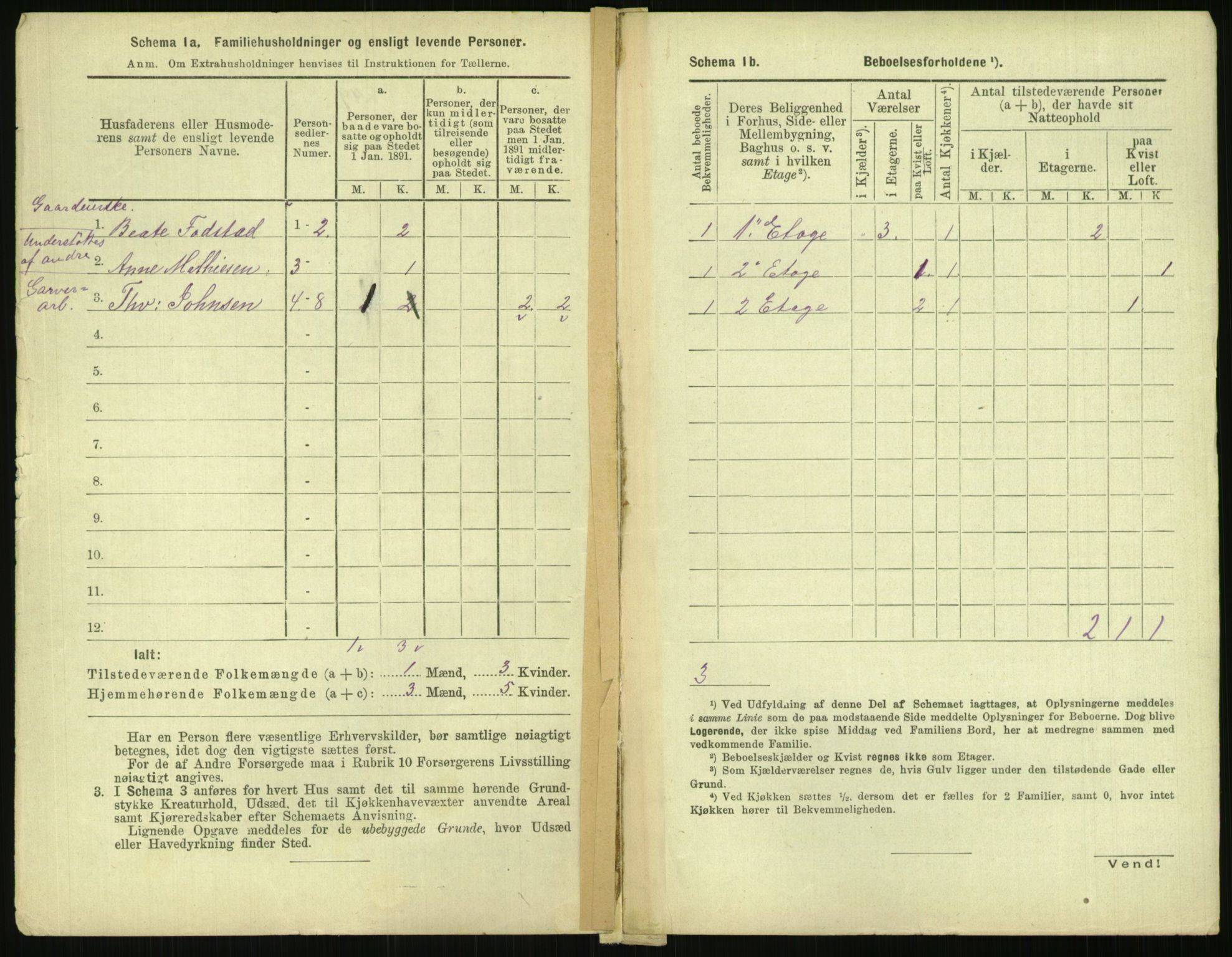 RA, 1891 census for 0301 Kristiania, 1891, p. 152274