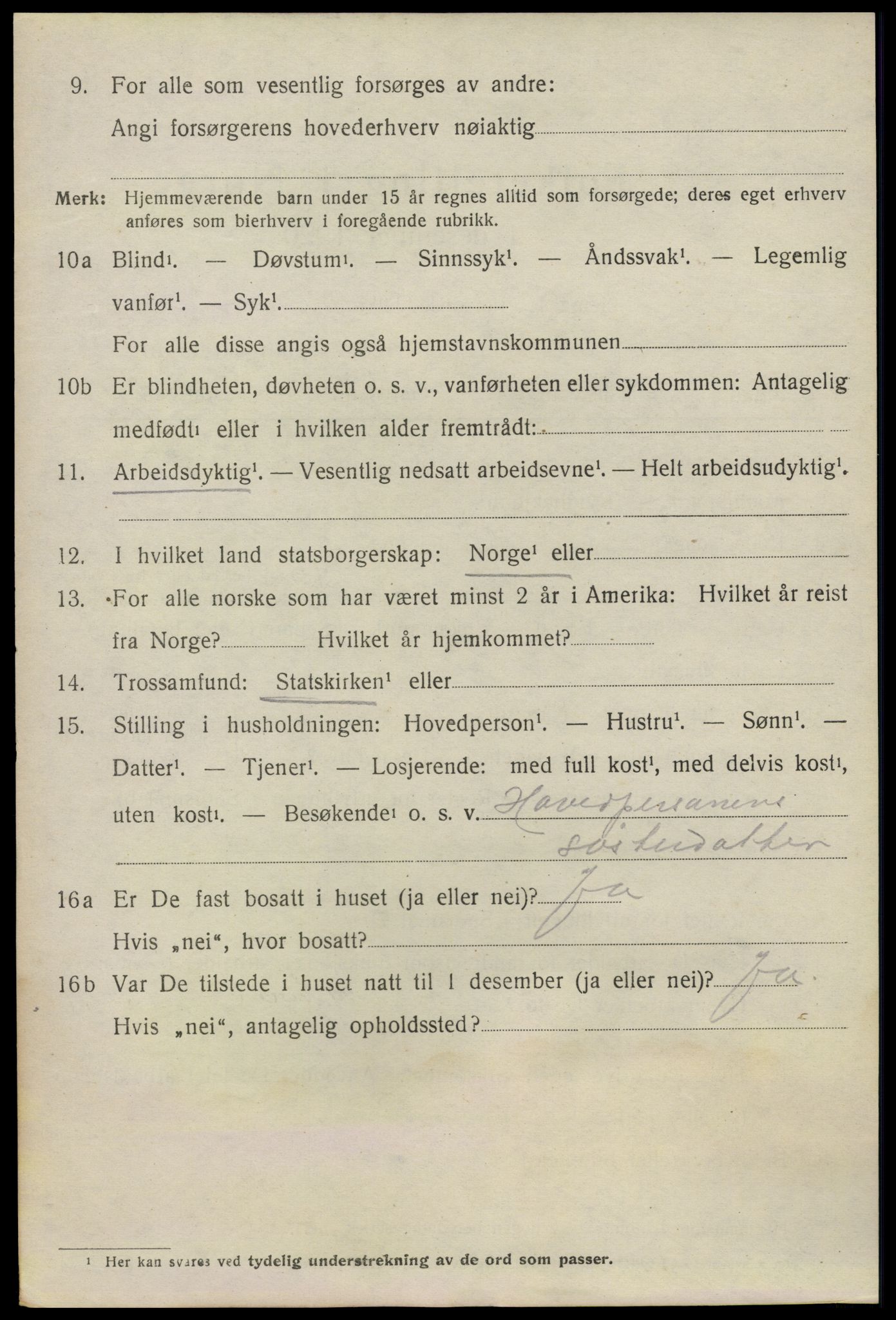 SAO, 1920 census for Høland, 1920, p. 5604