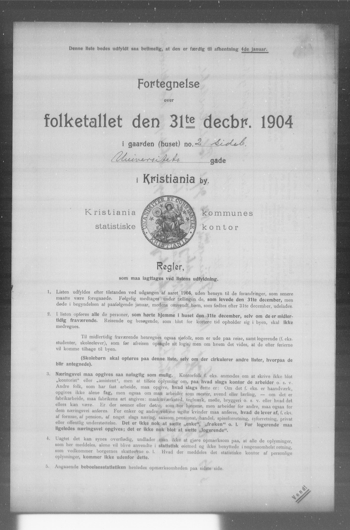 OBA, Municipal Census 1904 for Kristiania, 1904, p. 22629